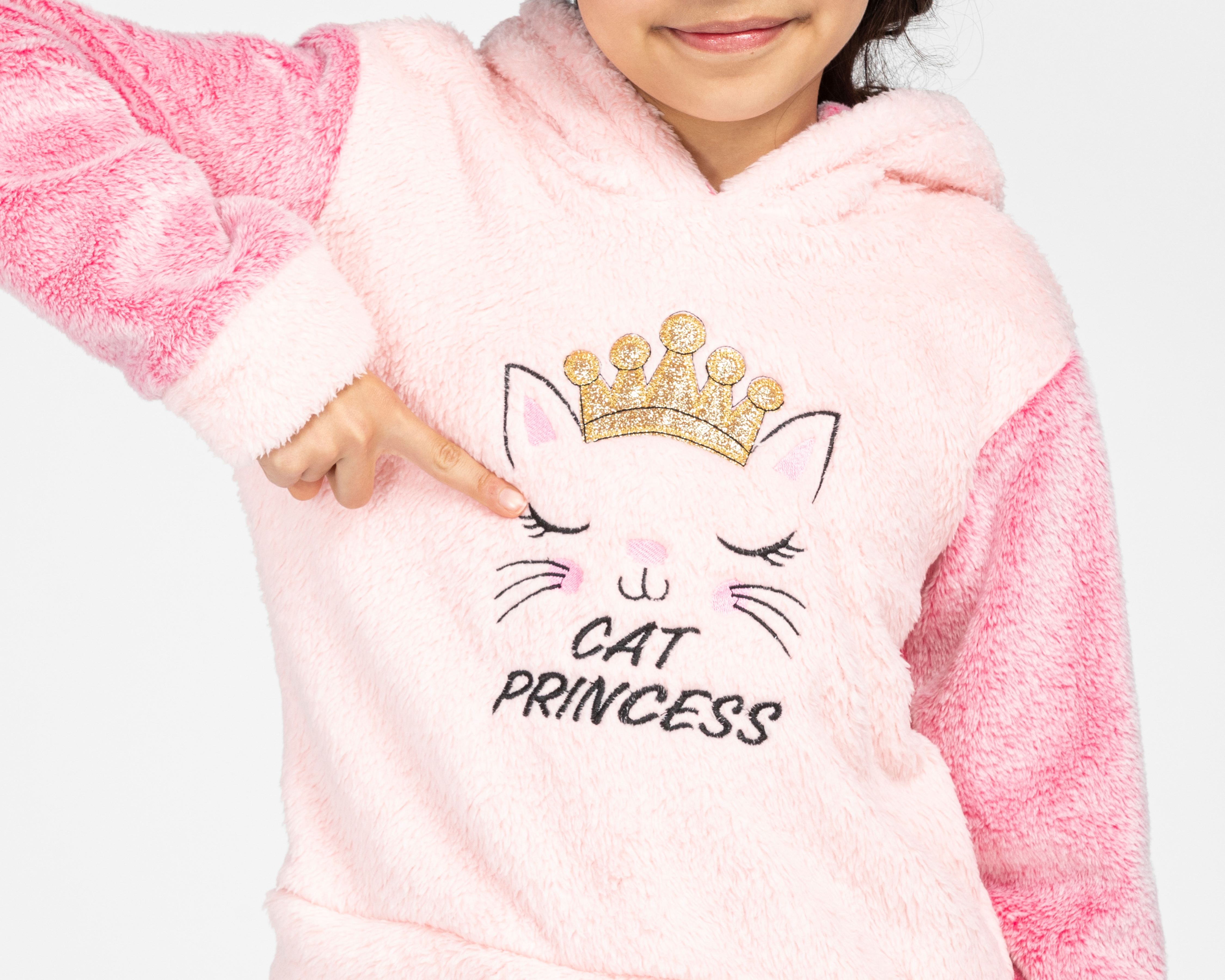Foto 4 pulgar | Foto 3 | Sudadera Girls Attitude para Niña