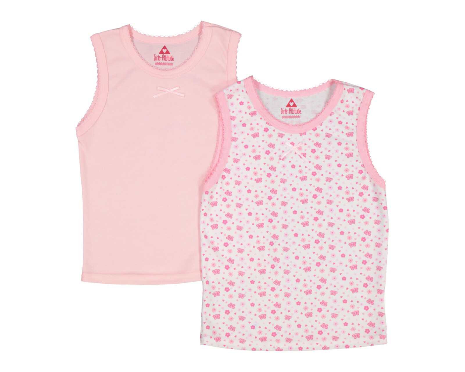 Foto 2 pulgar | Foto 1 | Camiseta Interior Girls Attitude para Niña 2 Piezas