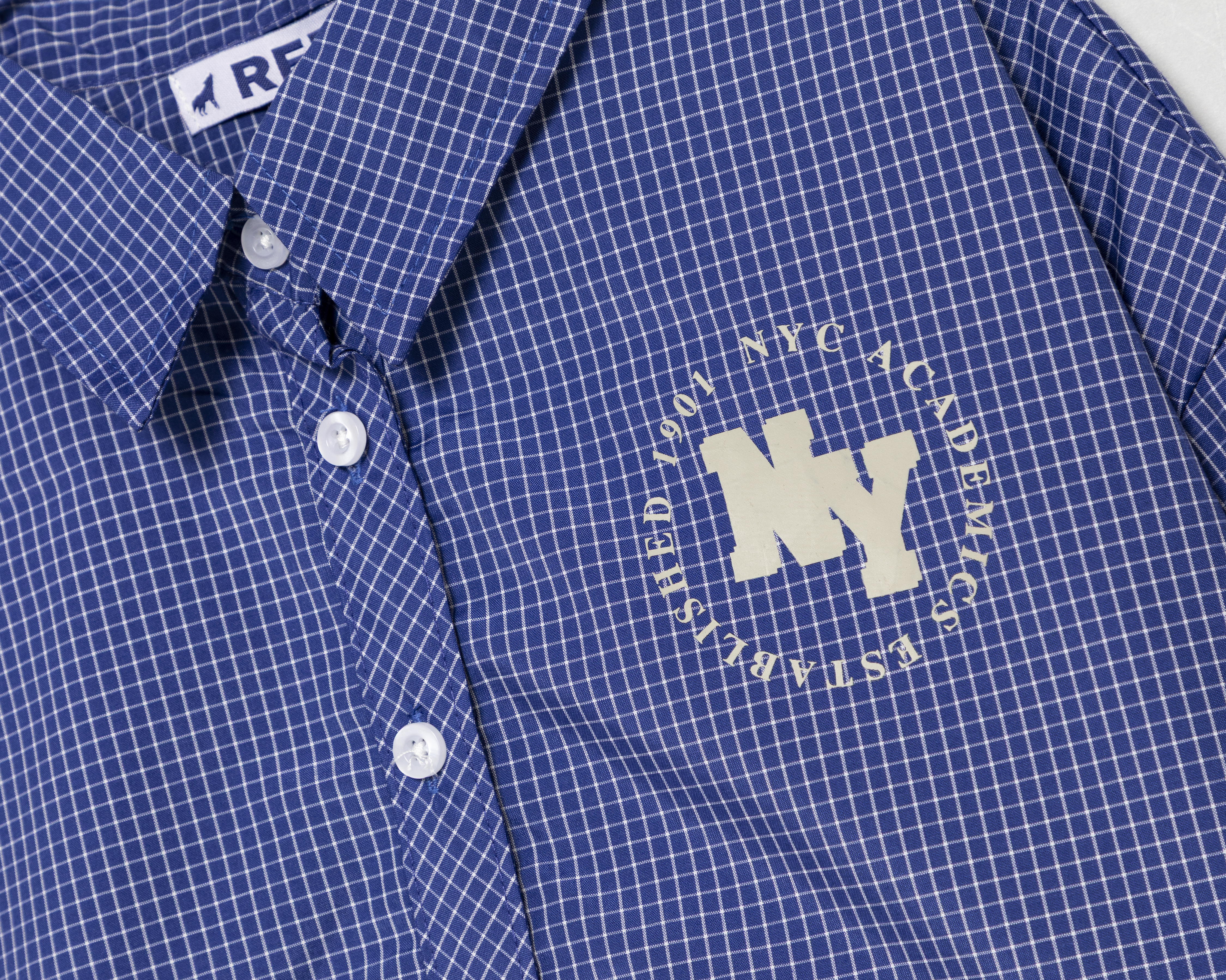 Foto 3 | Foto 3 | Blusa de Cuello Americano Azul Refill para Niña