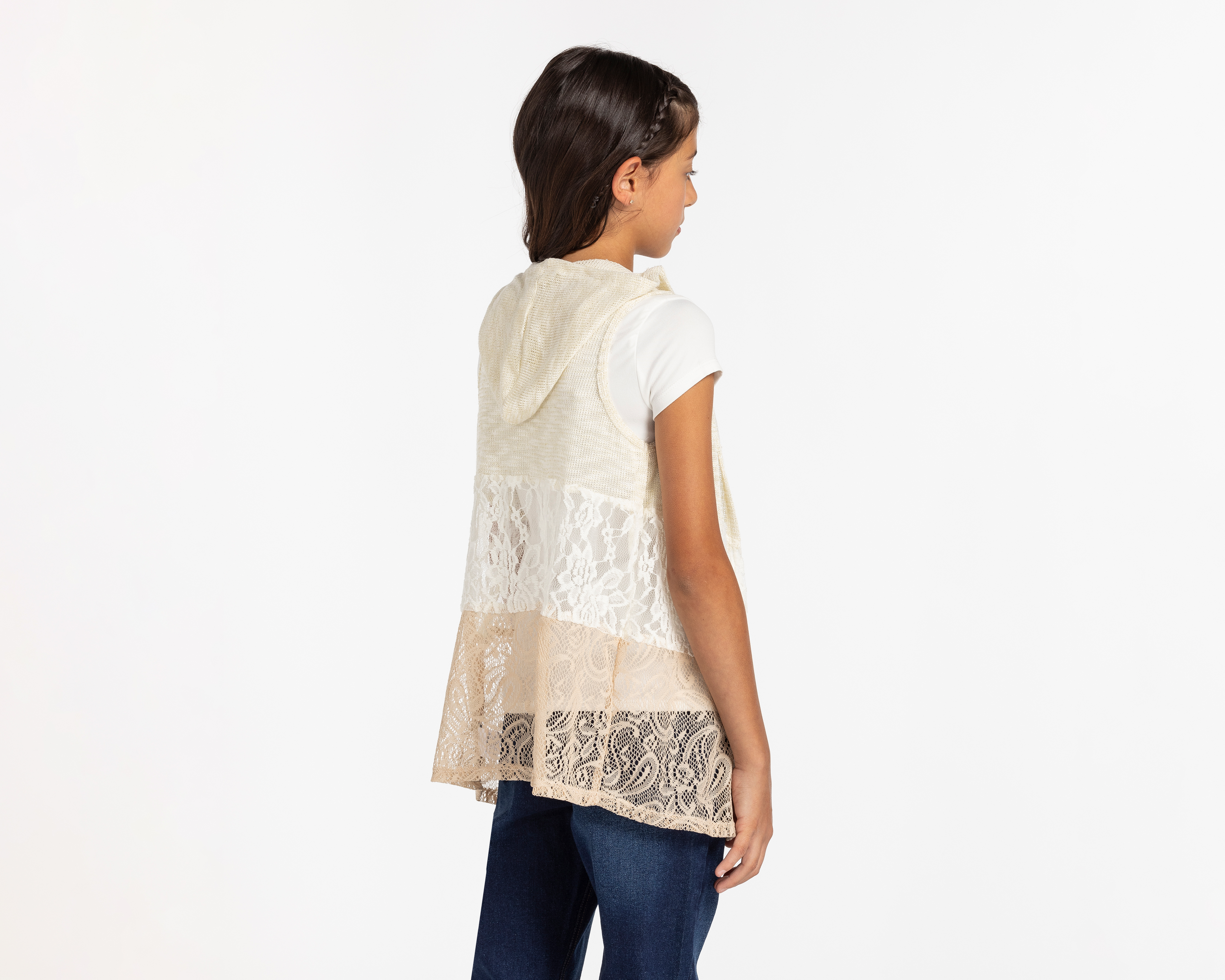 Foto 2 | Foto 2 | Playera y Chaleco Refill Estampada para Niña