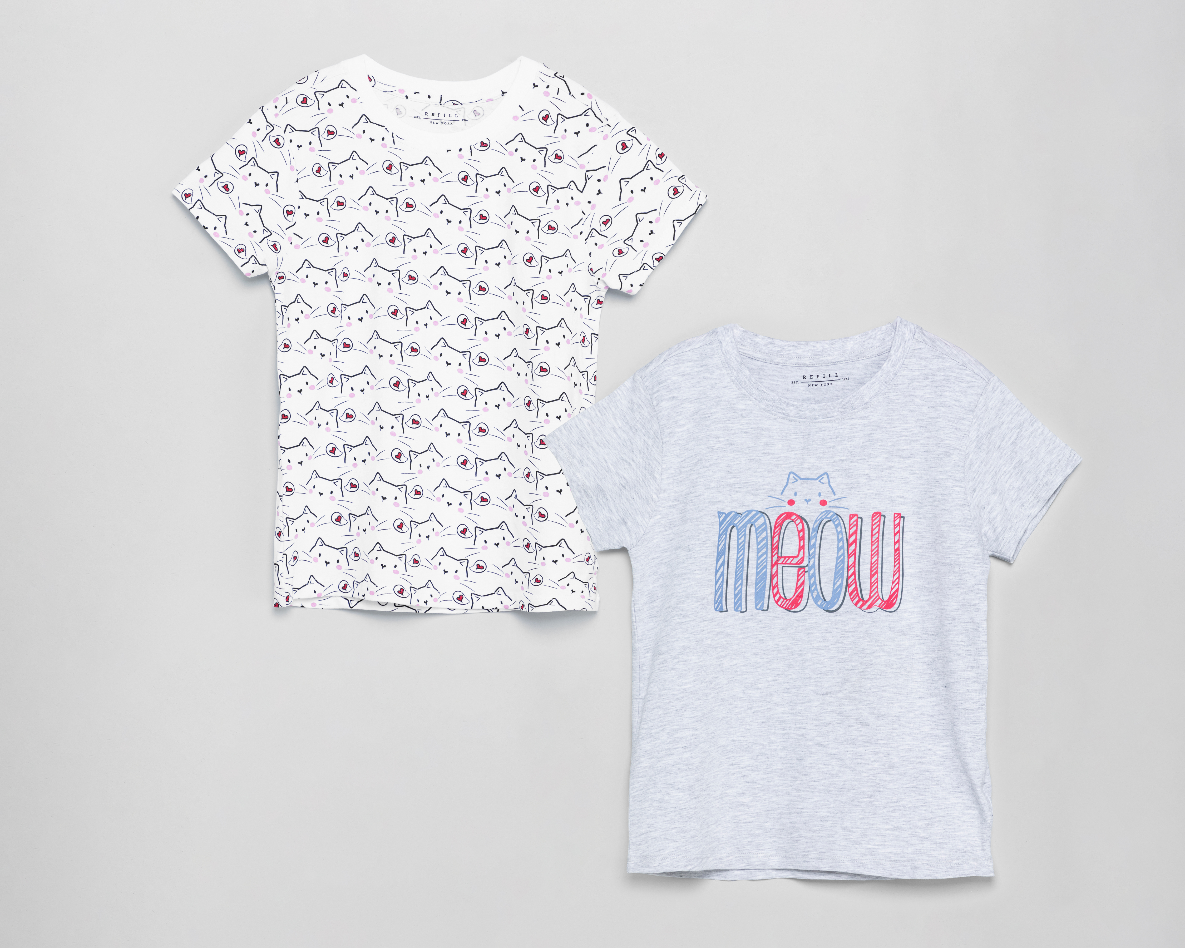 Foto 2 pulgar | Foto 1 | Playera Refill para Niña 2 Piezas