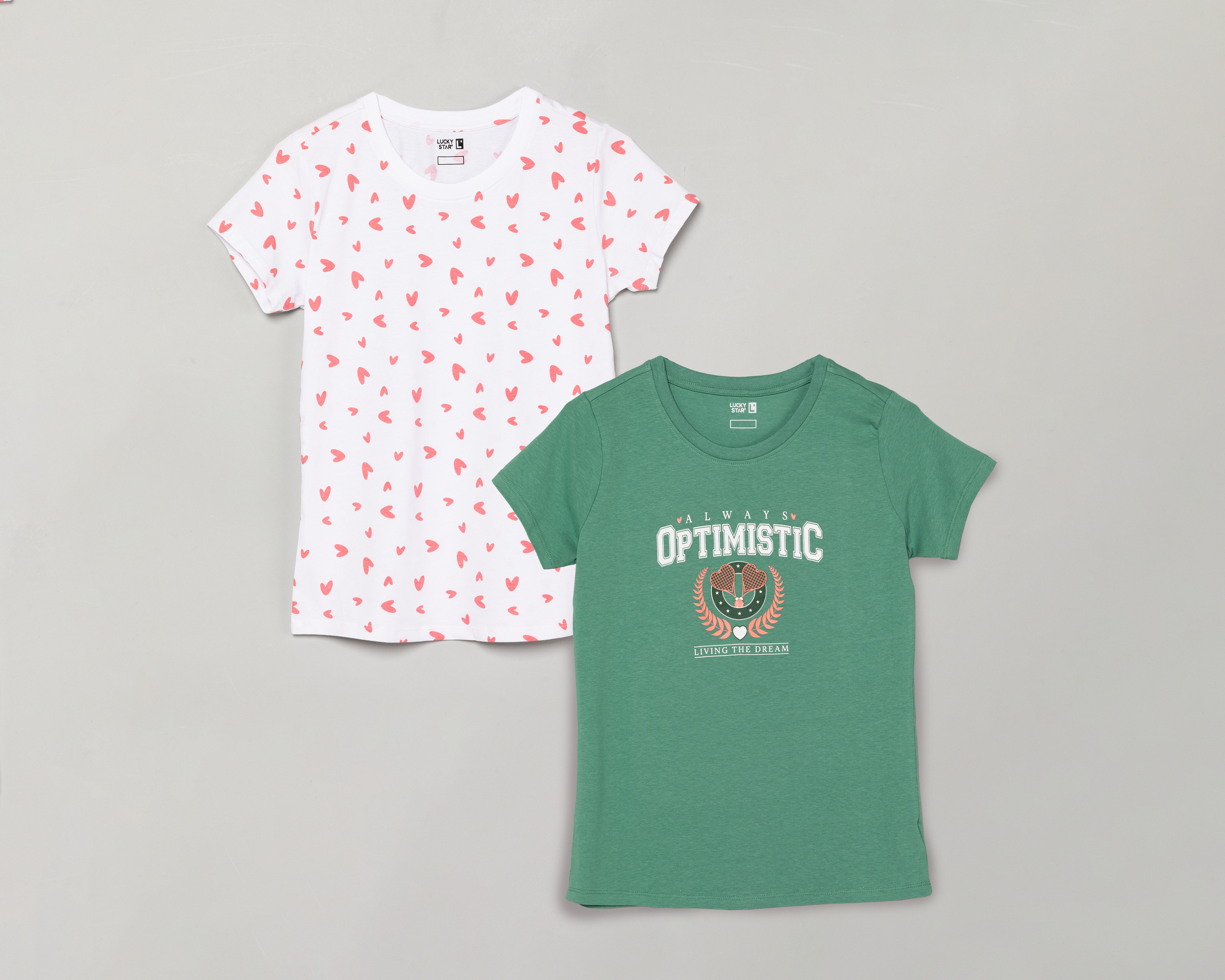 Foto 1 | Foto 1 | Playera Lucky Star para Niña 2 Piezas