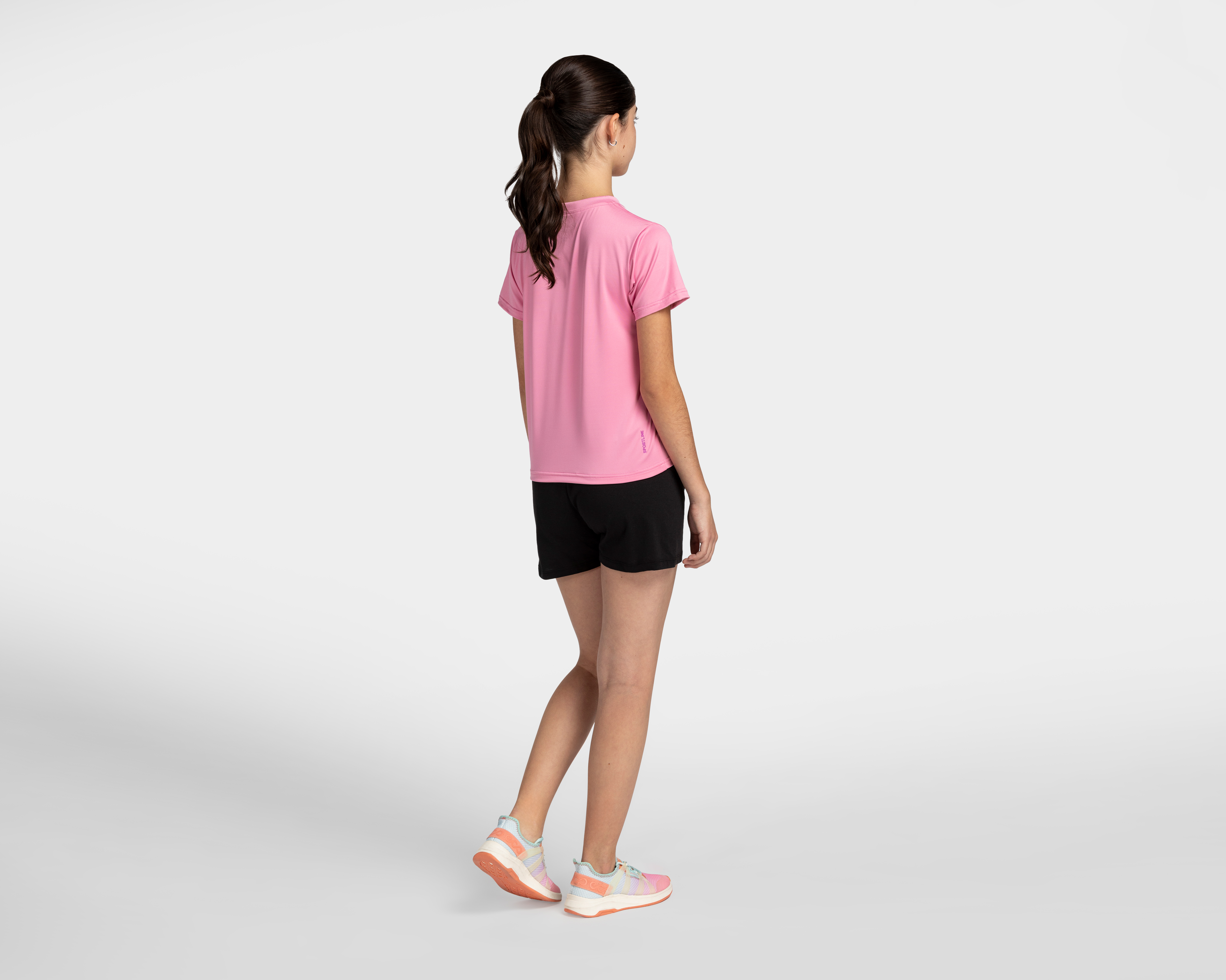 Foto 4 pulgar | Foto 3 | Playera Sportline Manga Corta Estampada para Niña