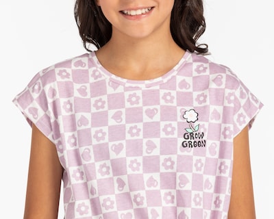 Foto 4 | Foto 4 | Playera Girls Attitude sin Manga de Cuadros Juvenil