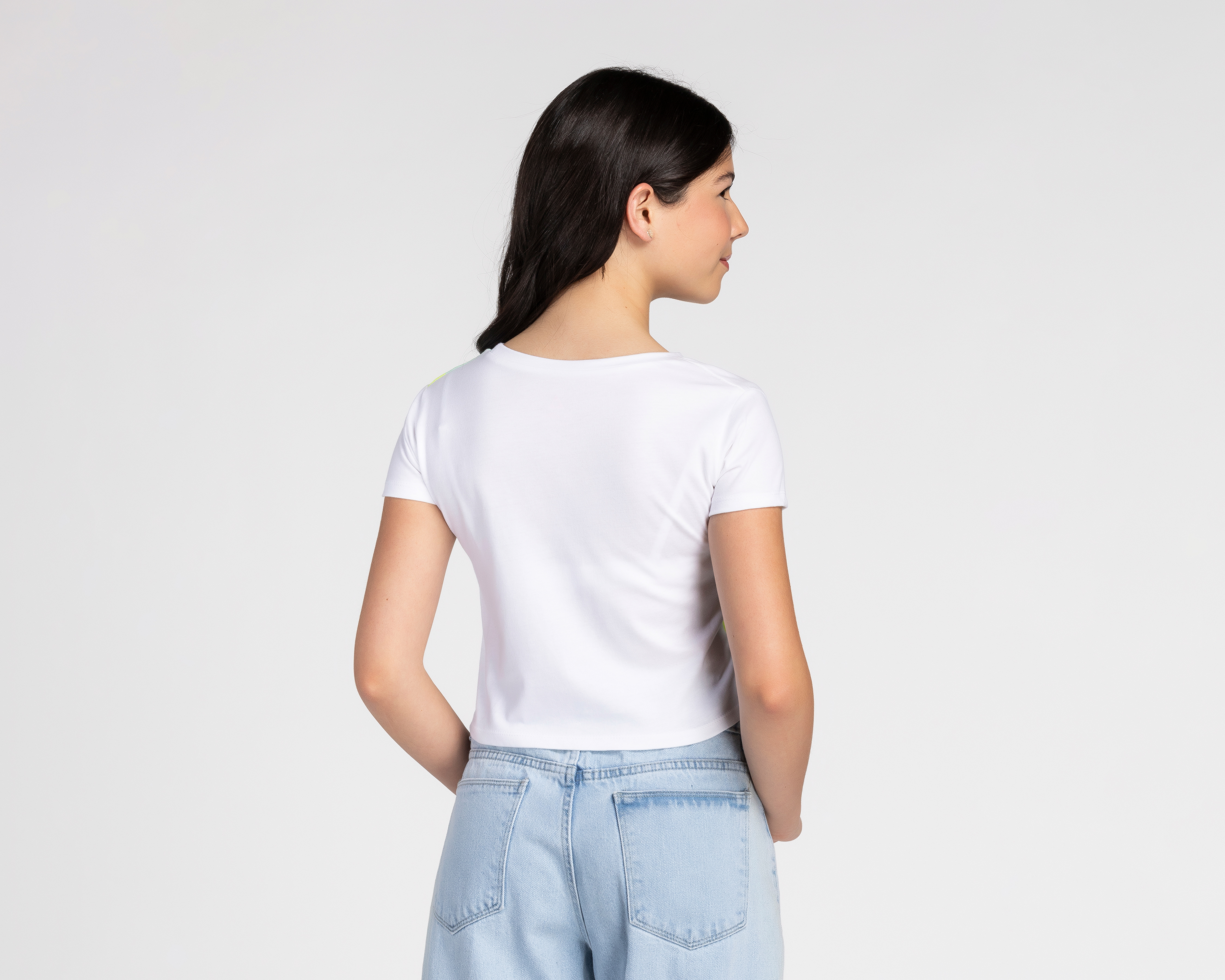 Foto 2 | Foto 2 | Playera Girls Attitude Manga Corta Estampada para Niña