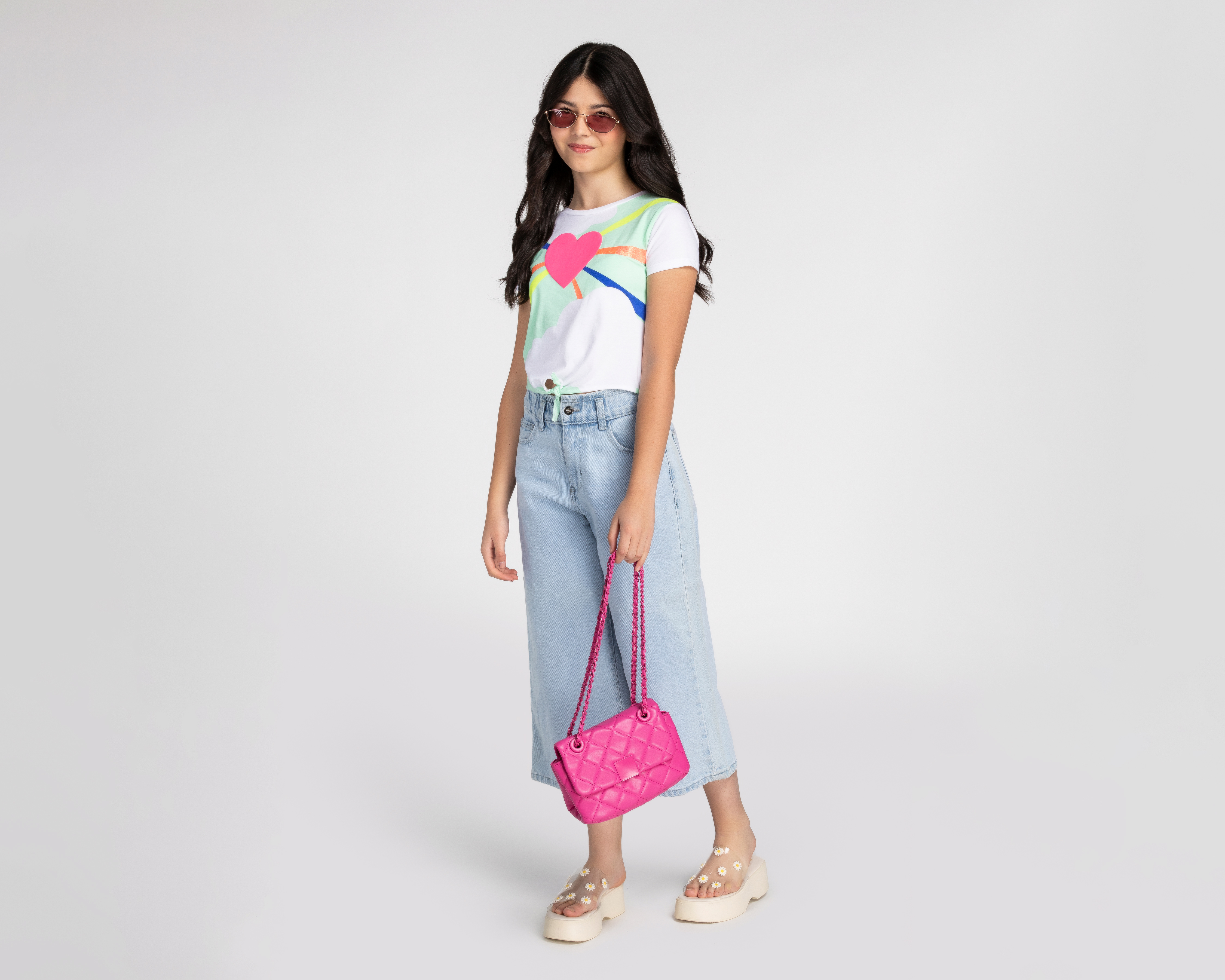 Foto 3 | Foto 3 | Playera Girls Attitude Manga Corta Estampada para Niña