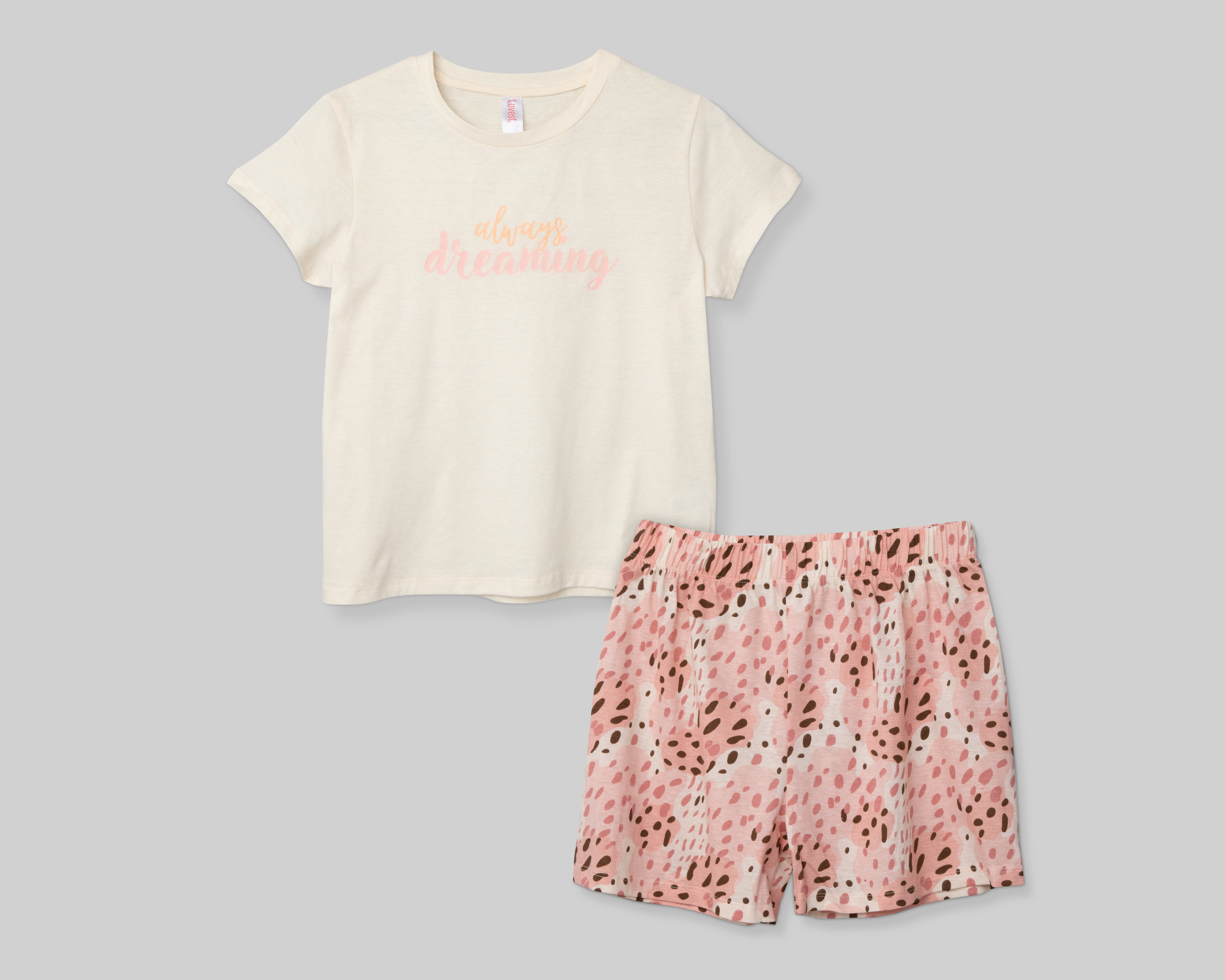 Pijama Lovest Animal Print para Niña