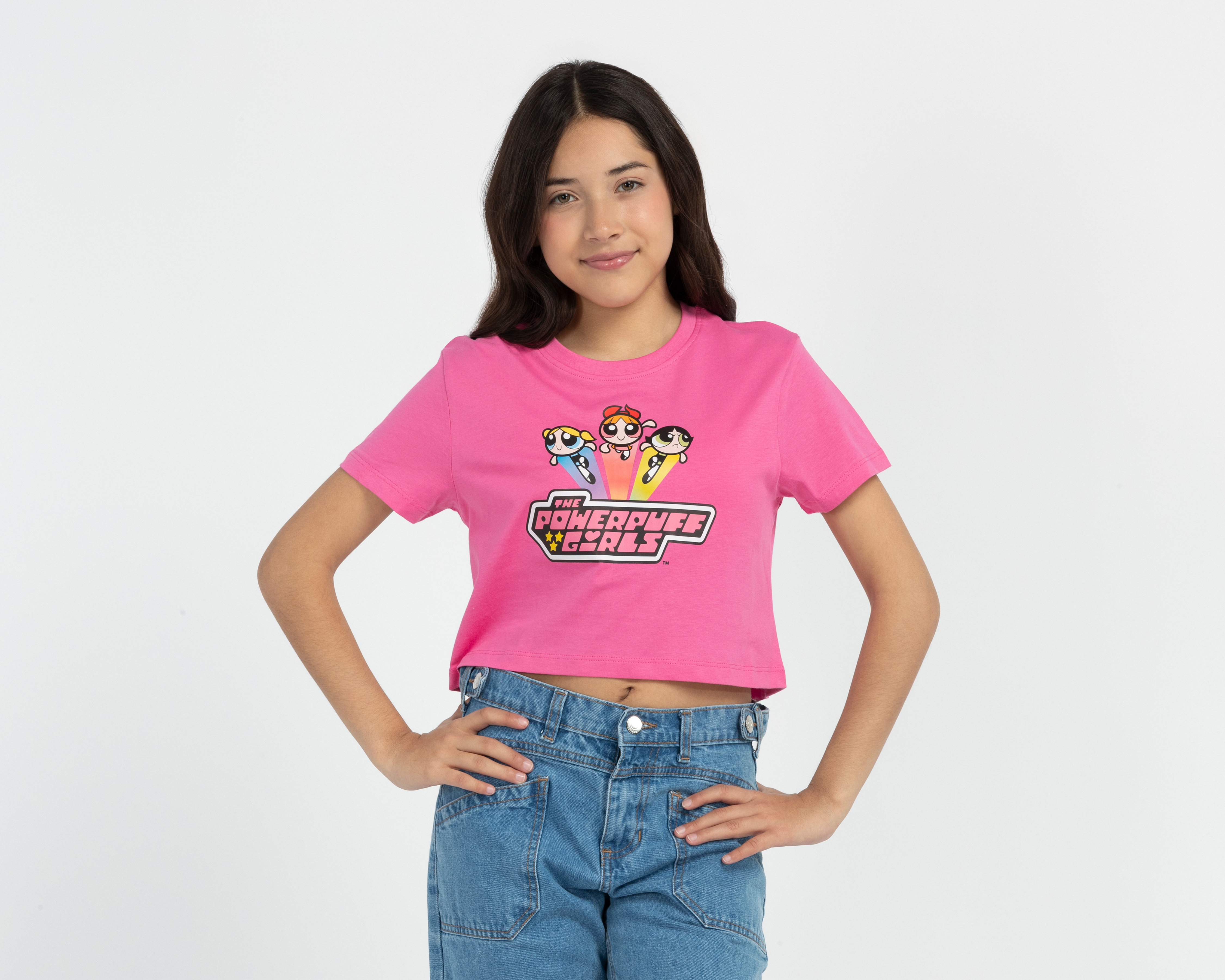 Playera The Powerpuff Girls Manga Corta Estampada Juvenil