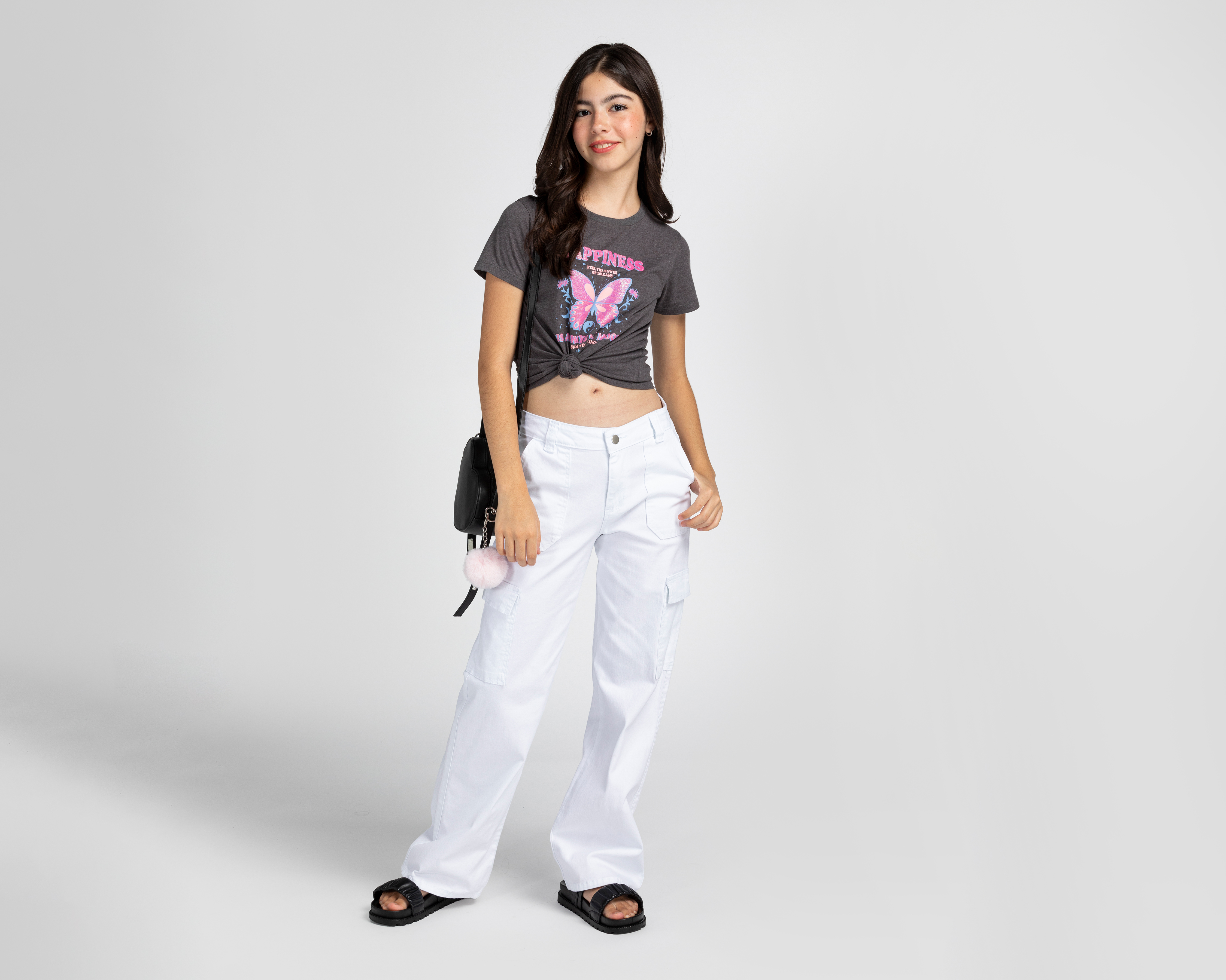 Foto 4 pulgar | Foto 3 | Playera Girls Attitude Manga Corta Estampada Juvenil