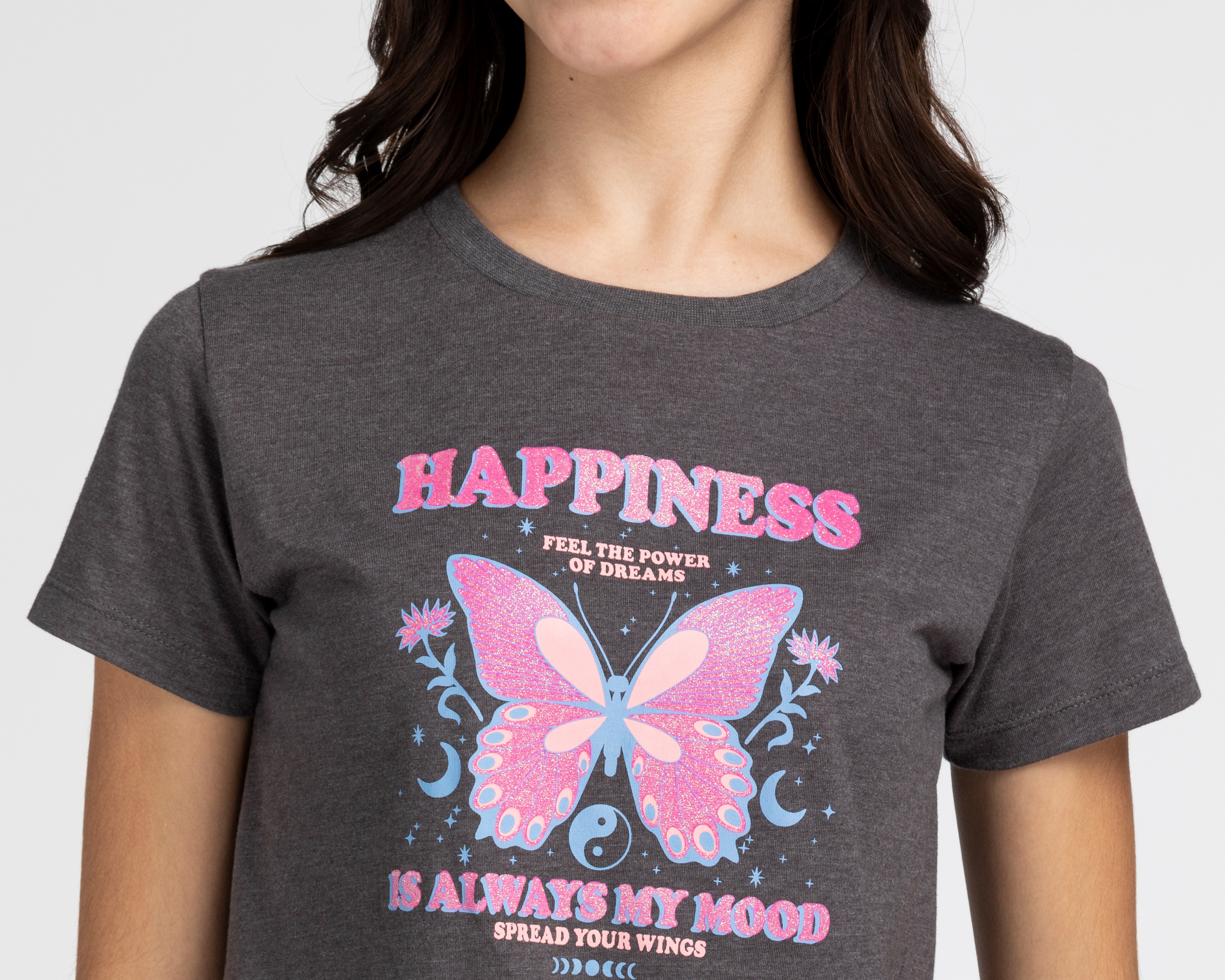 Foto 5 pulgar | Foto 4 | Playera Girls Attitude Manga Corta Estampada Juvenil