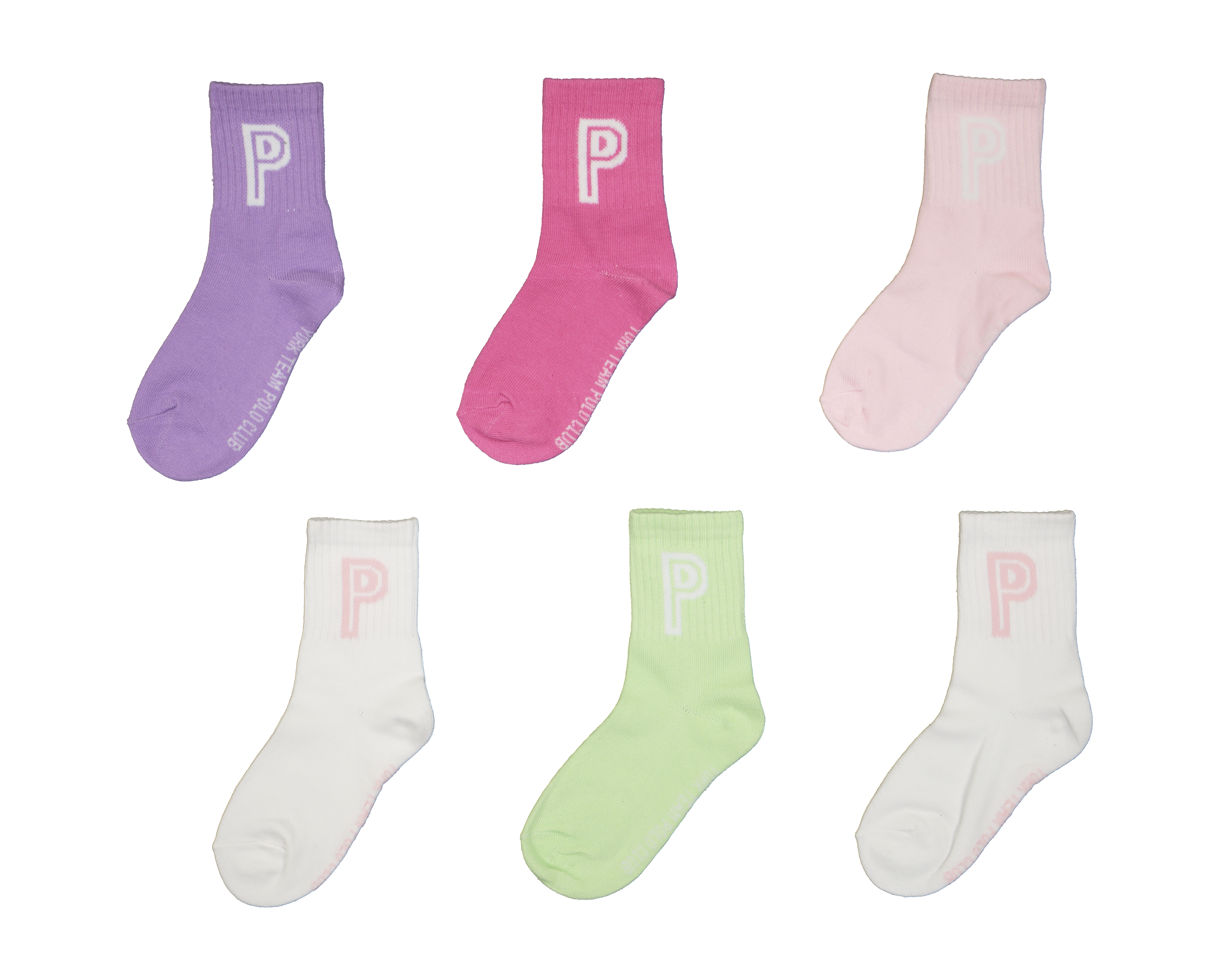 Foto 2 pulgar | Foto 1 | Calcetas Tobillera York Team Polo Club para Niña 6 Pares