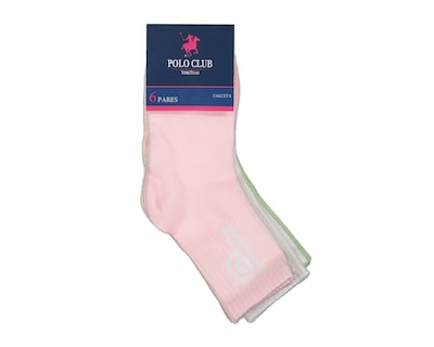 Foto 3 | Foto 3 | Calcetas Tobillera York Team Polo Club para Niña 6 Pares