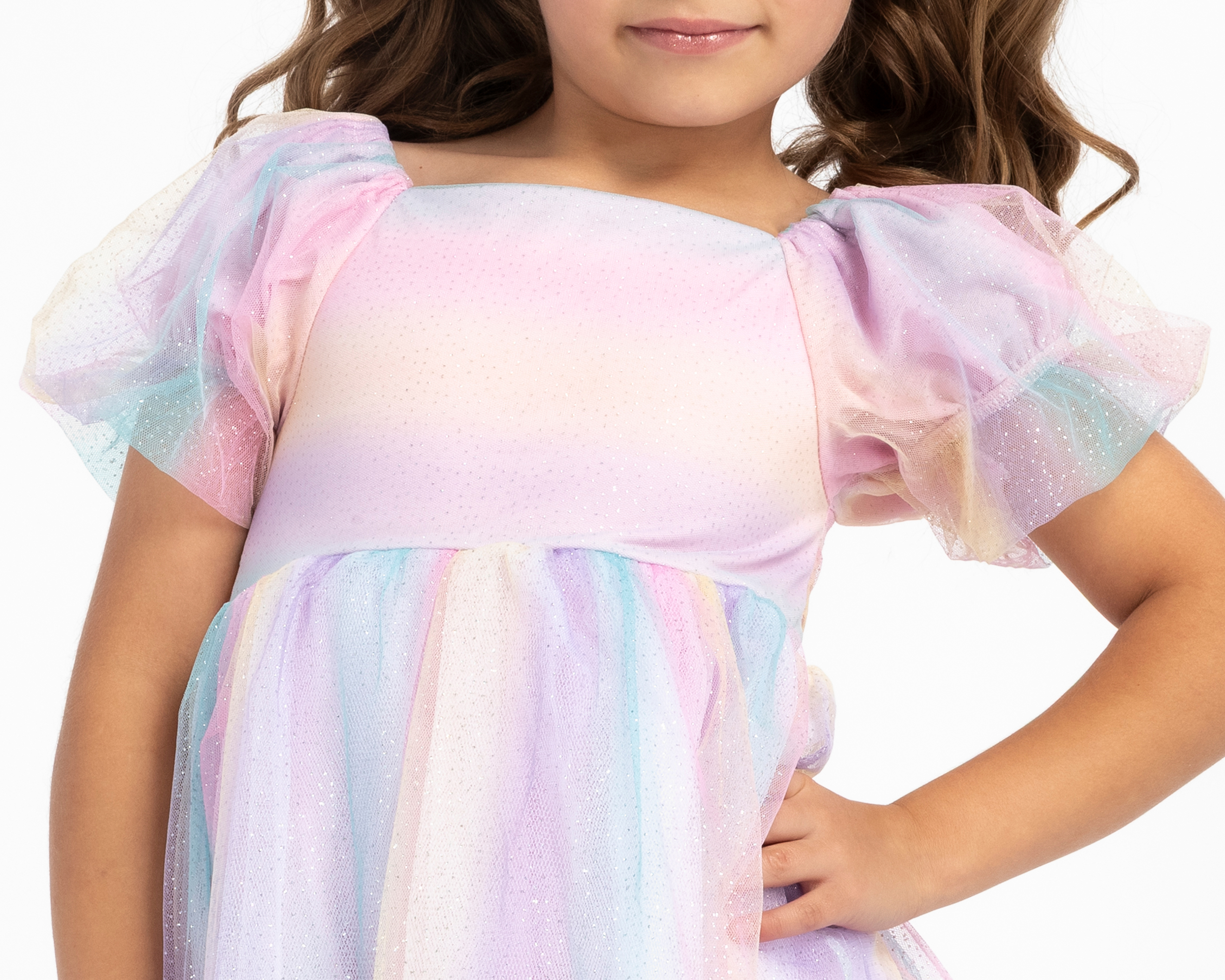 Foto 5 pulgar | Foto 4 | Vestido Rosa Girls Attitude para Niña