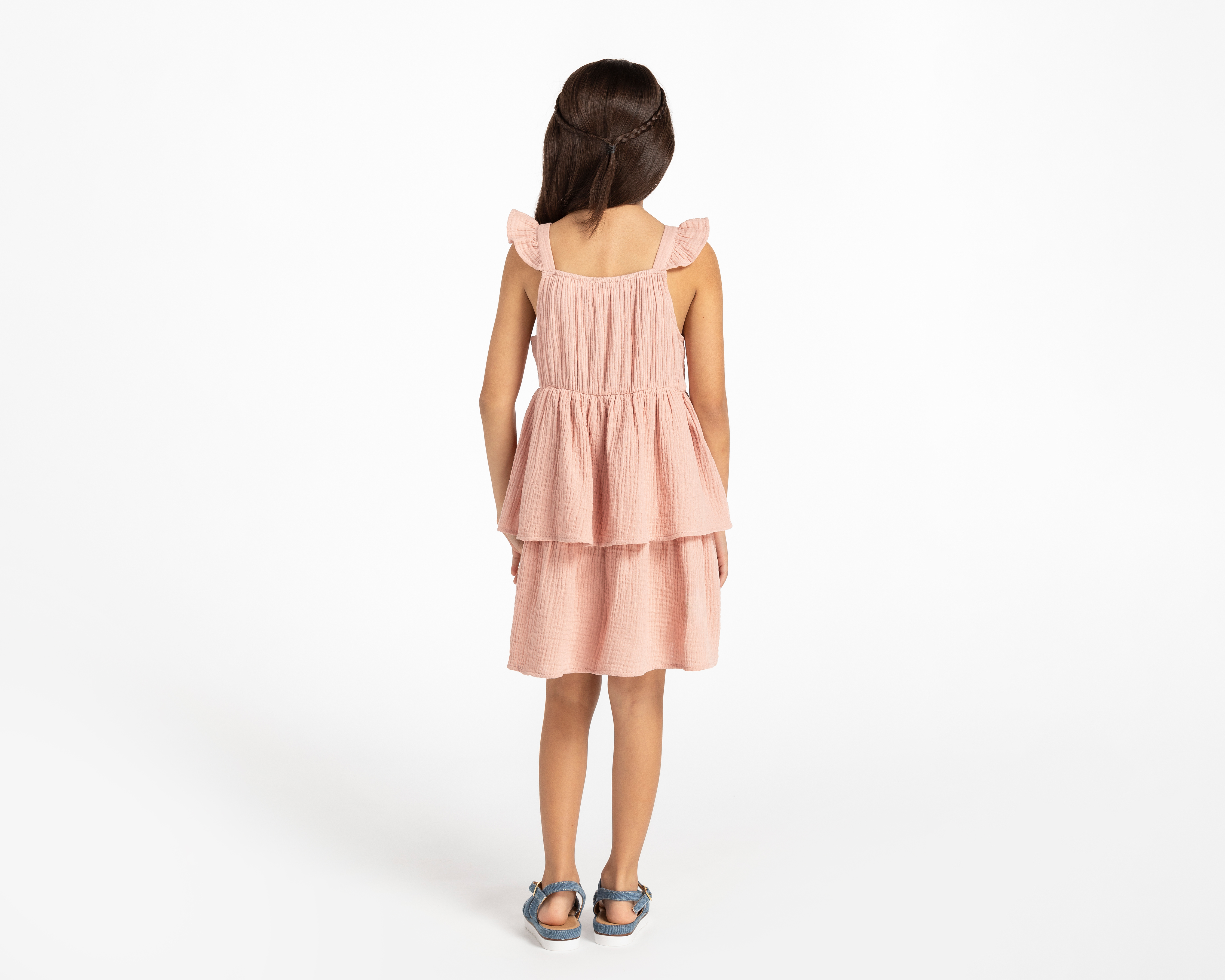 Foto 4 pulgar | Foto 3 | Vestido Rosa Refill para Niña con Lentes de Sol