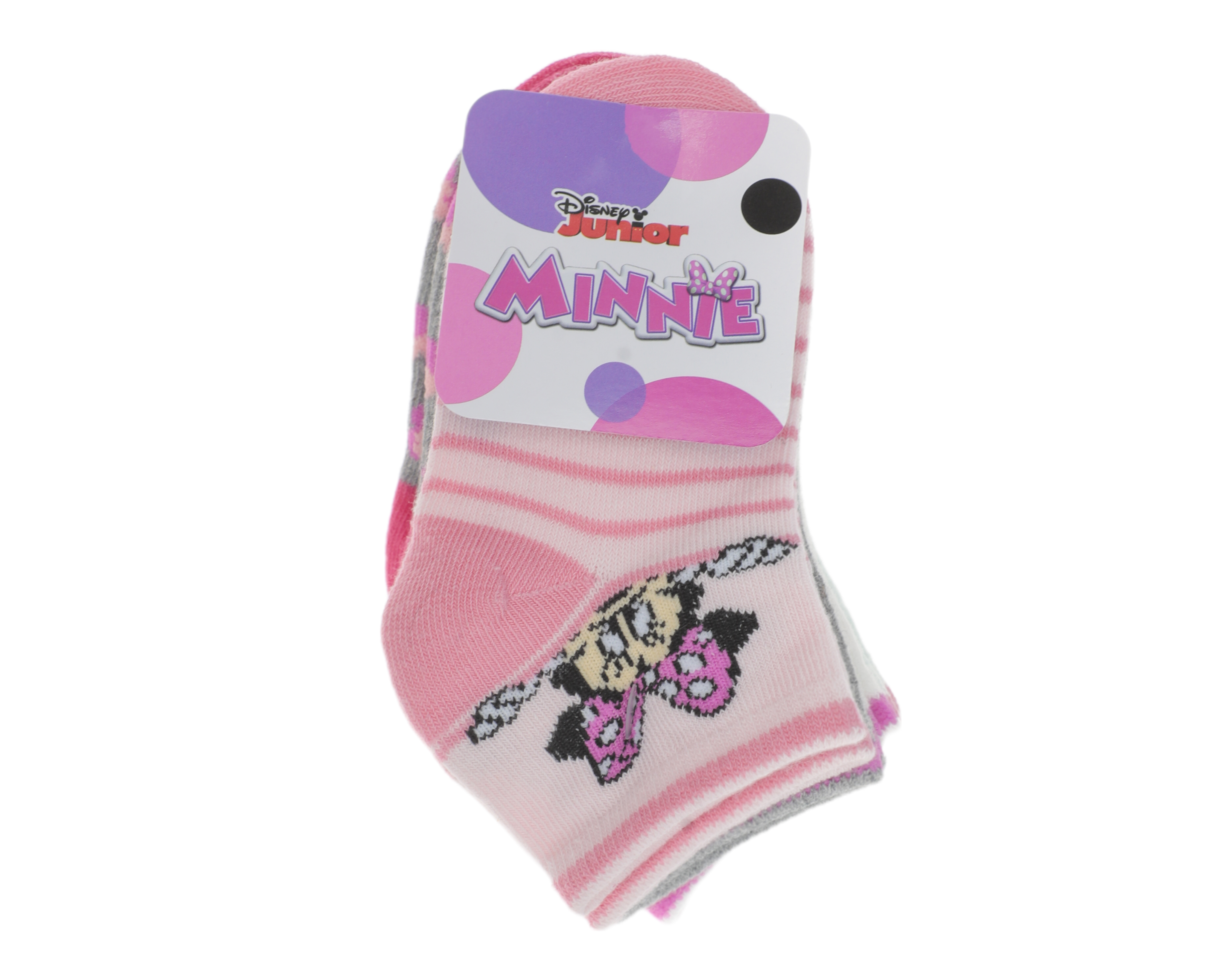 Foto 1 | Foto 1 | Calcetas Cortas Disney Minnie Mouse para Niña 6 Pares
