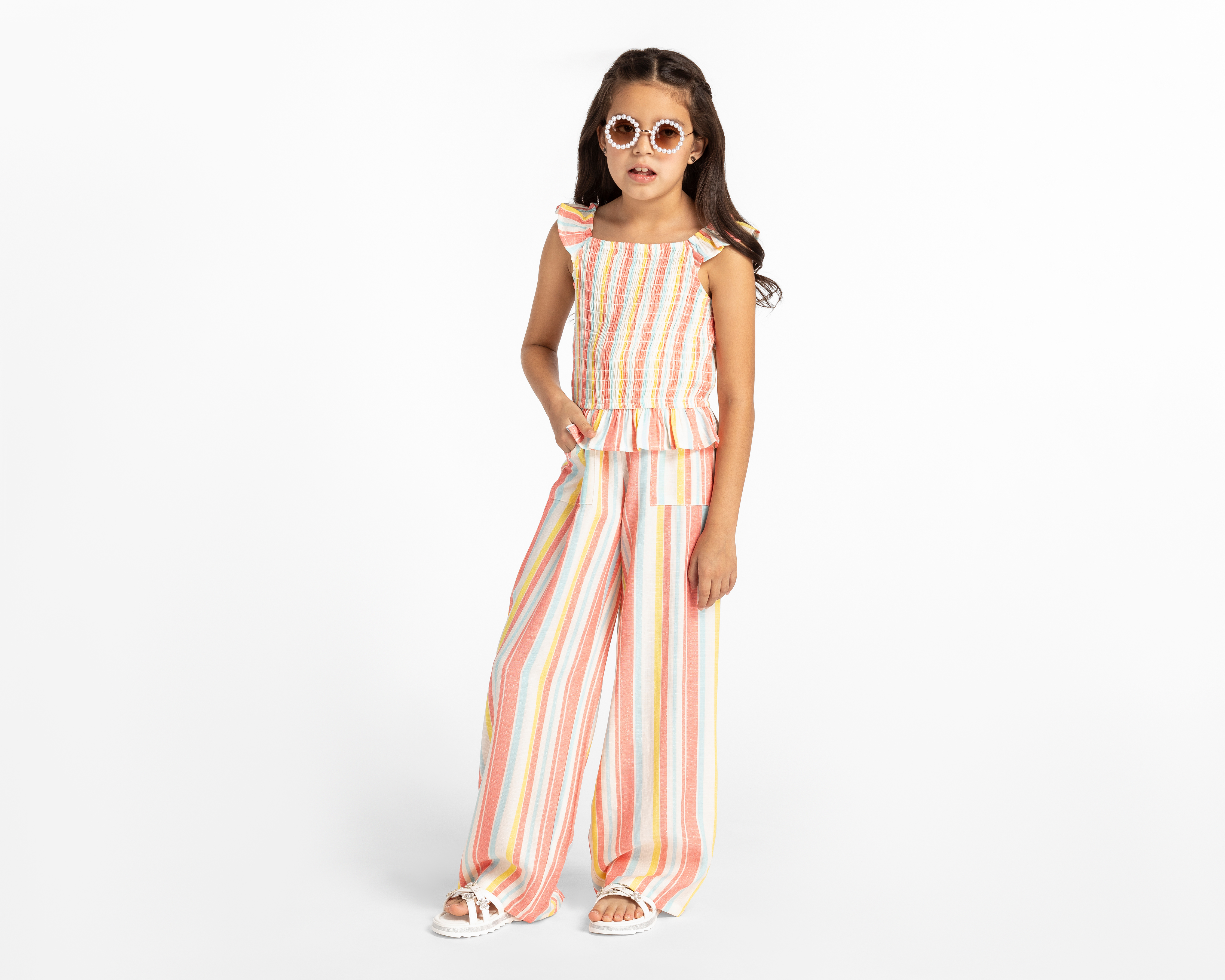 Foto 4 pulgar | Foto 3 | Conjunto de Pantalón y Blusa Refill para Niña