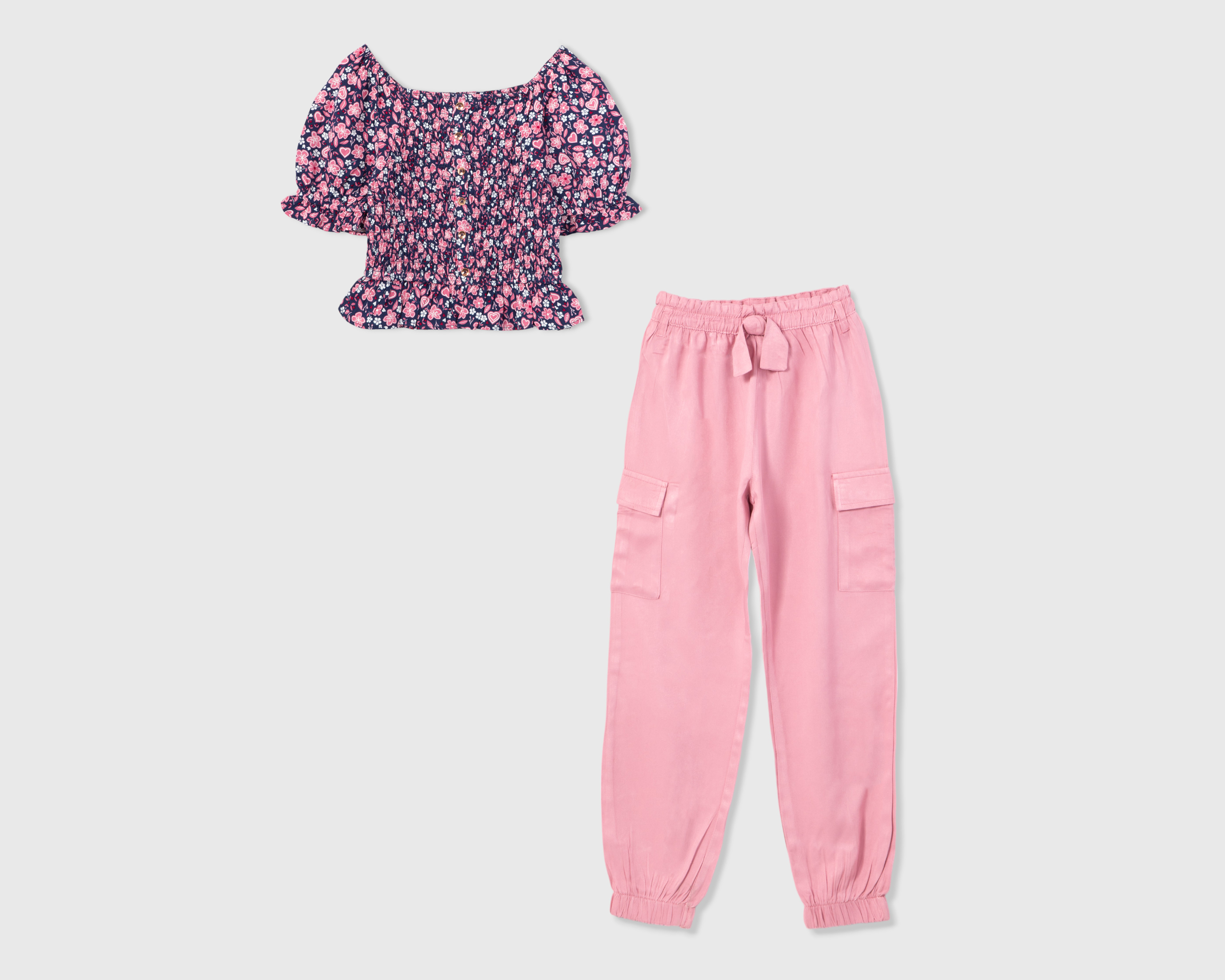 Foto 2 pulgar | Foto 1 | Conjunto de Blusa y Pantalón Refill para Niña