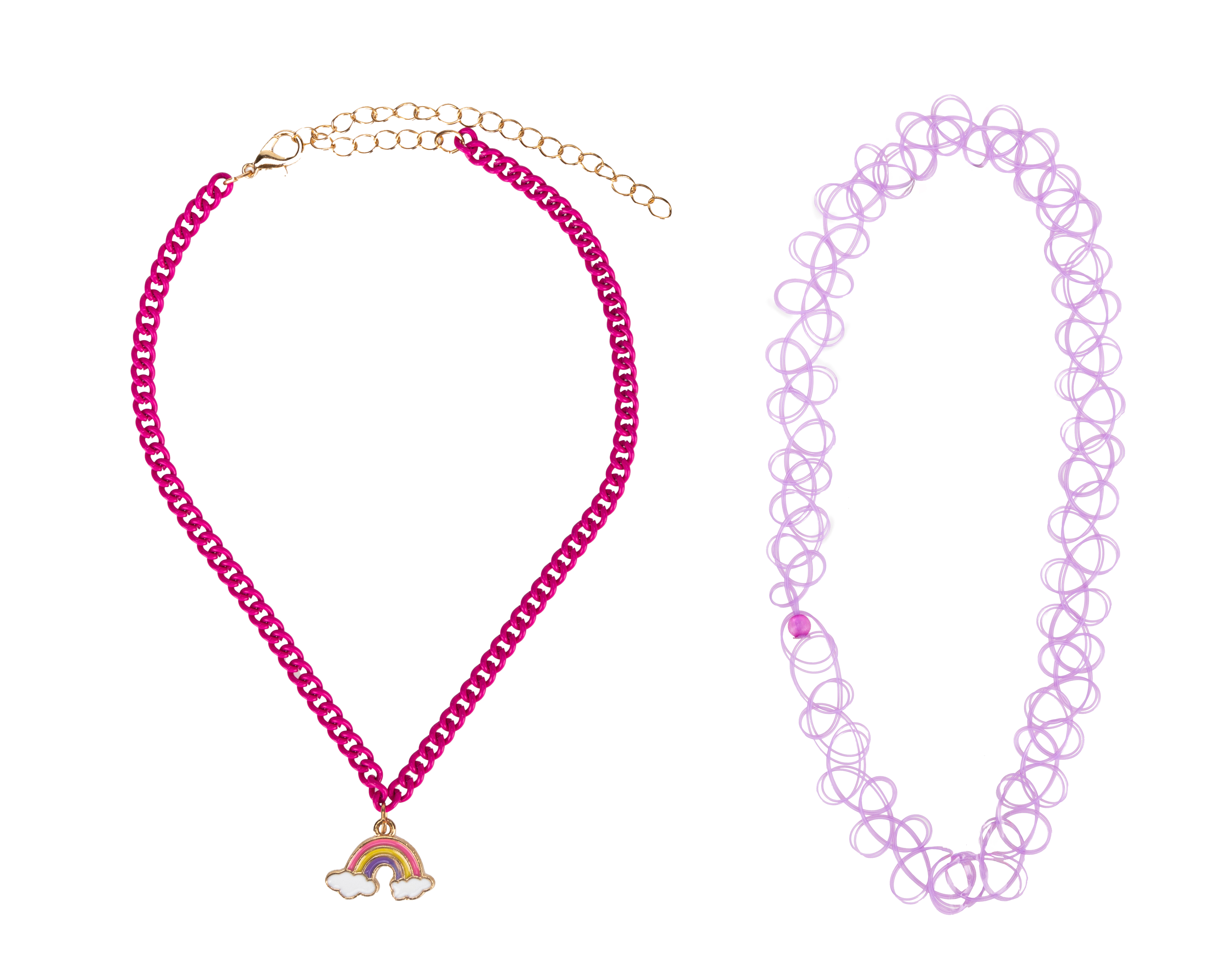 Foto 3 pulgar | Foto 2 | Collar Girls Attitude Multicolor 7 Piezas