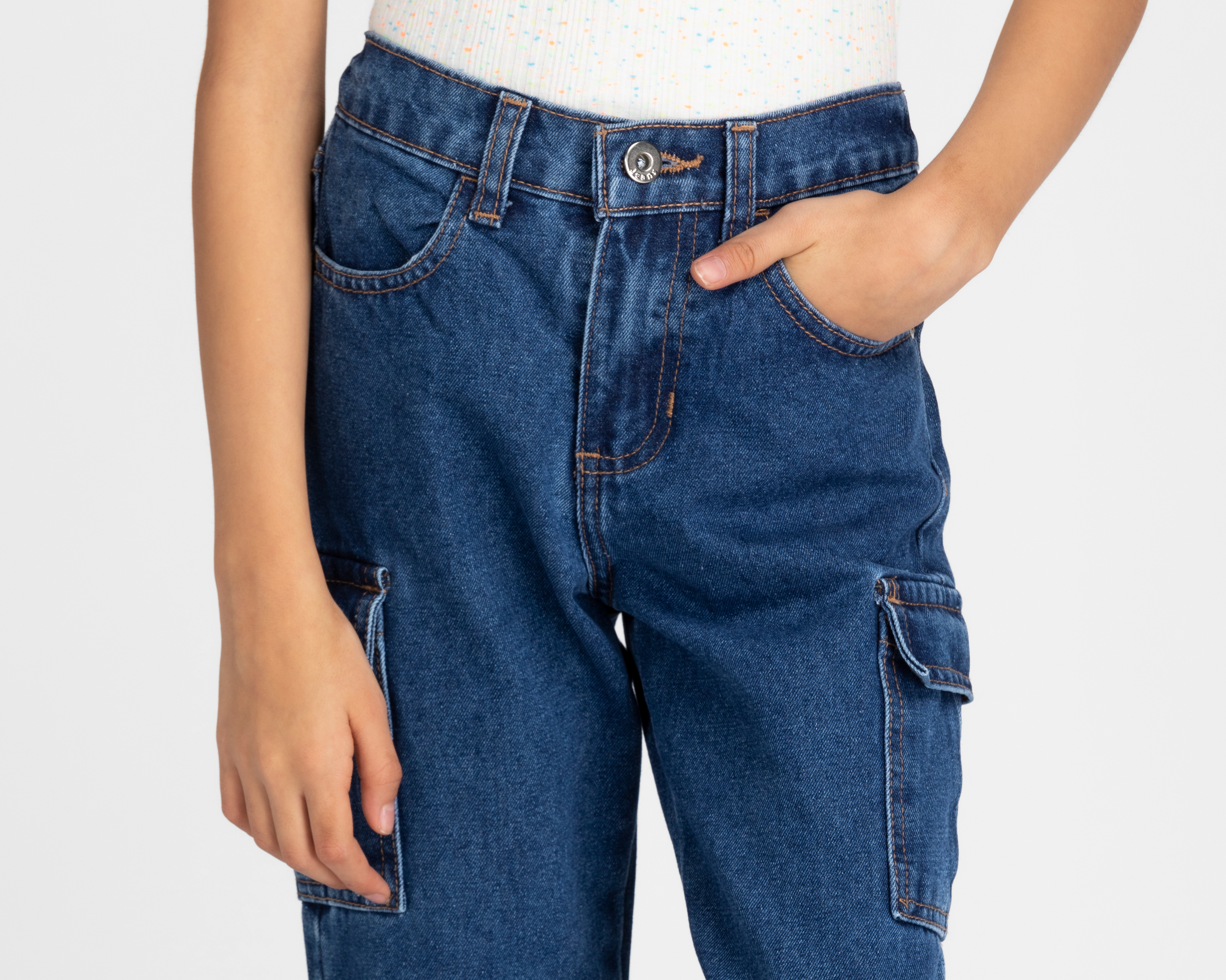 Foto 5 pulgar | Foto 4 | Pantalón Girls Attitude Recto para Niña