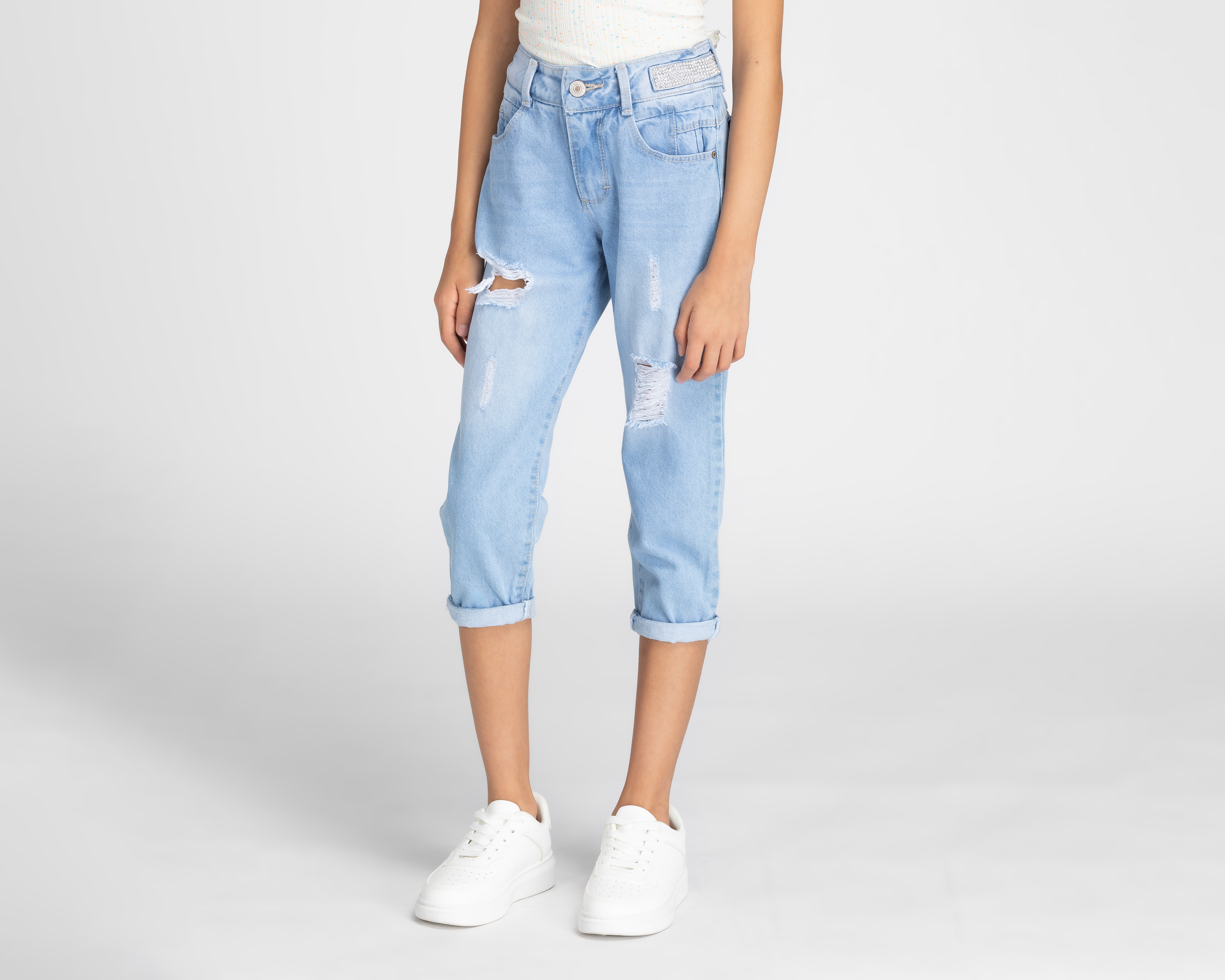 Pantalón Girls Attitude Mom Fit para Niña