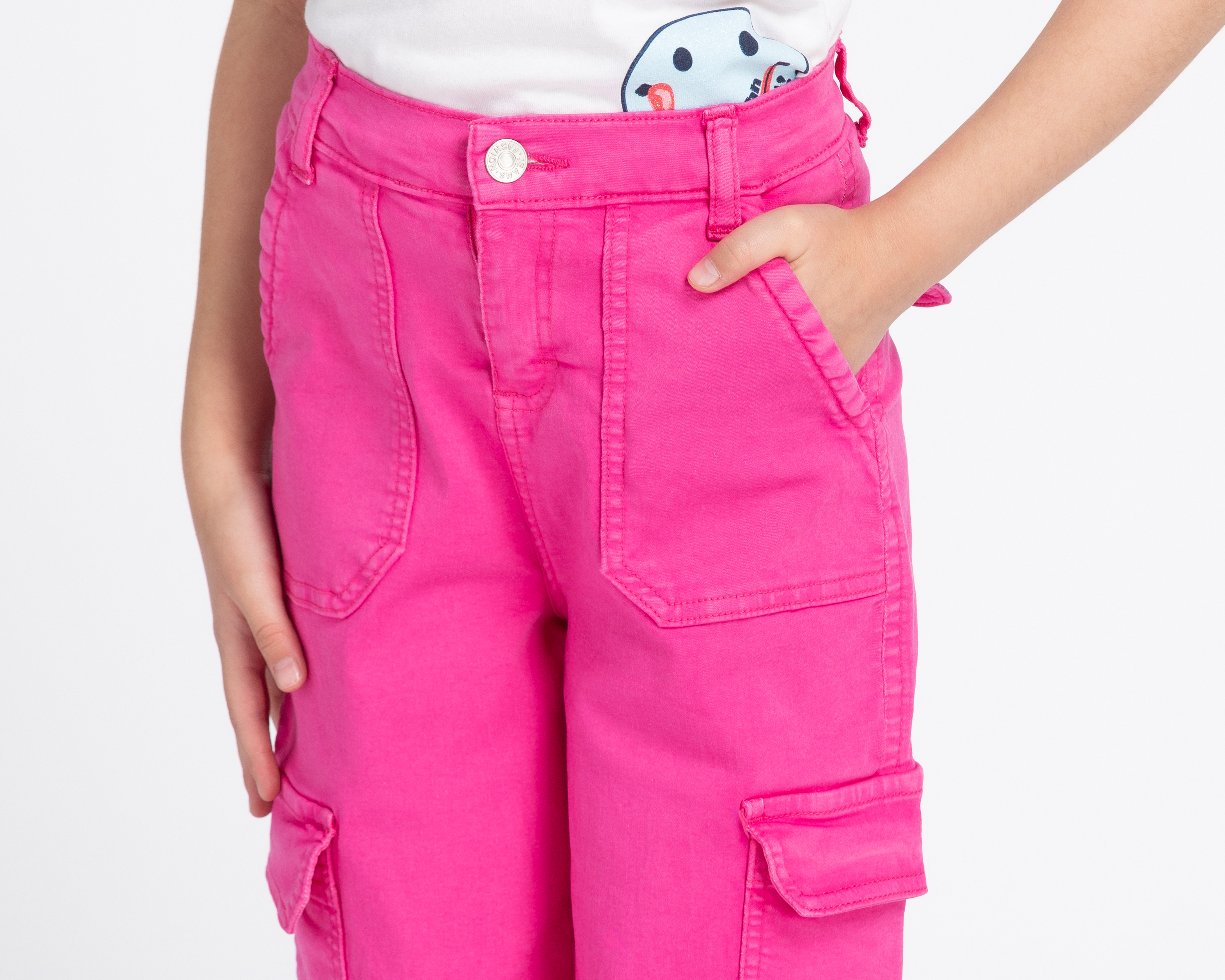 Foto 5 pulgar | Foto 4 | Pantalón Girls Attitude tipo Cargo para Niña