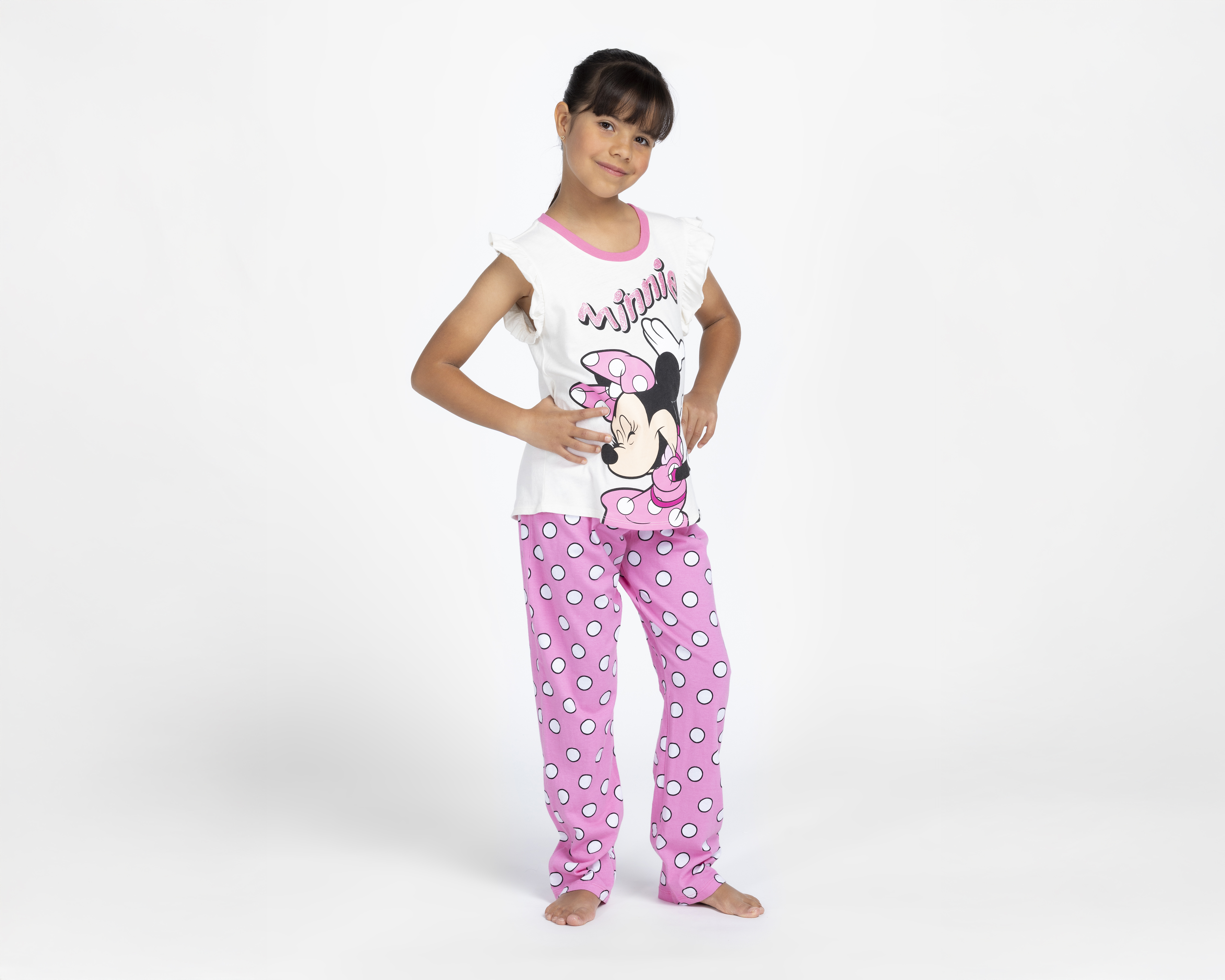 Foto 2 pulgar | Foto 1 | Pijama para Niña Minnie Mouse Disney