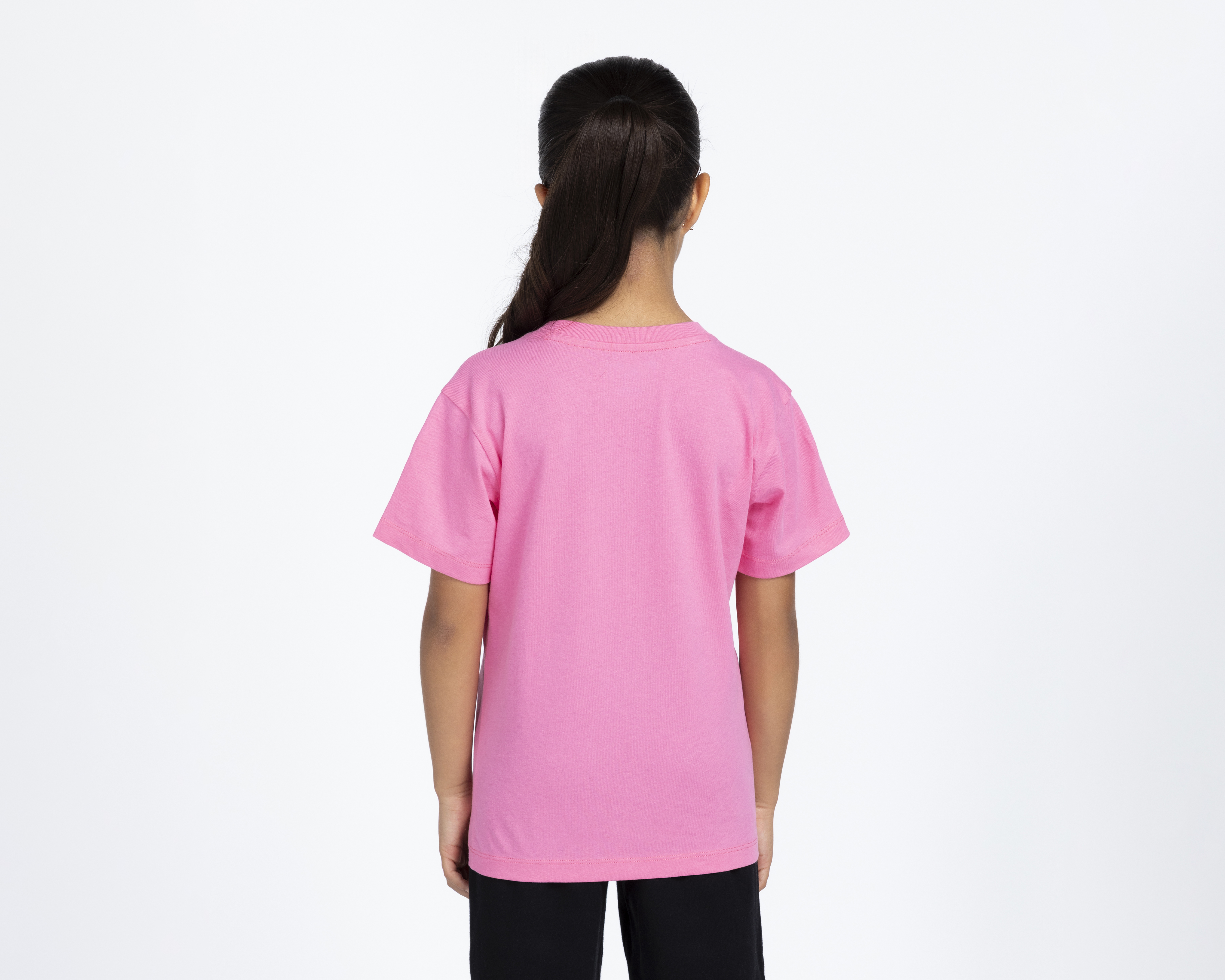 Foto 4 pulgar | Foto 3 | Playera Cuello Redondo Rosa Champion para Niña