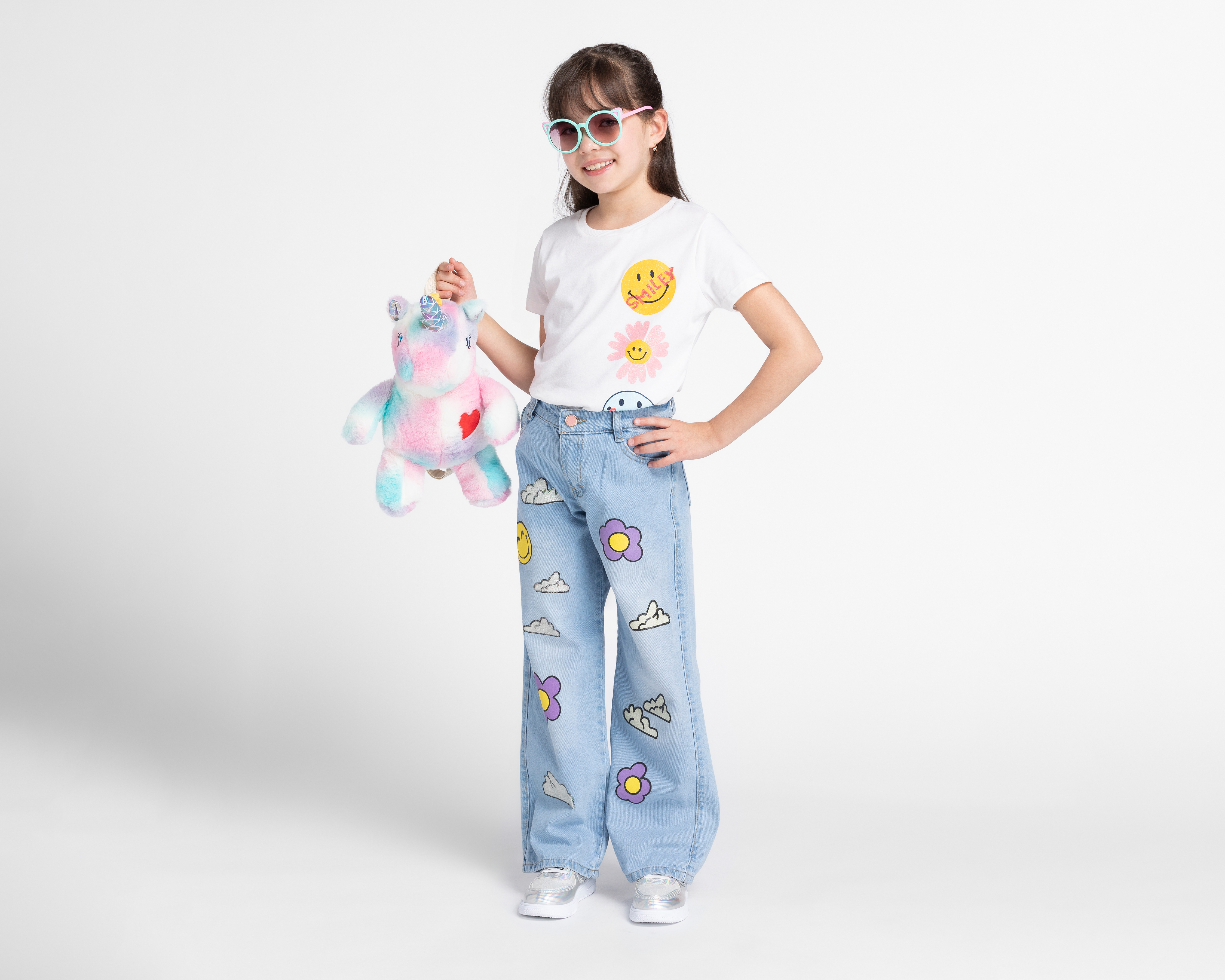 Foto 4 pulgar | Foto 3 | Pantalón Girls Attitude Mom para Niña