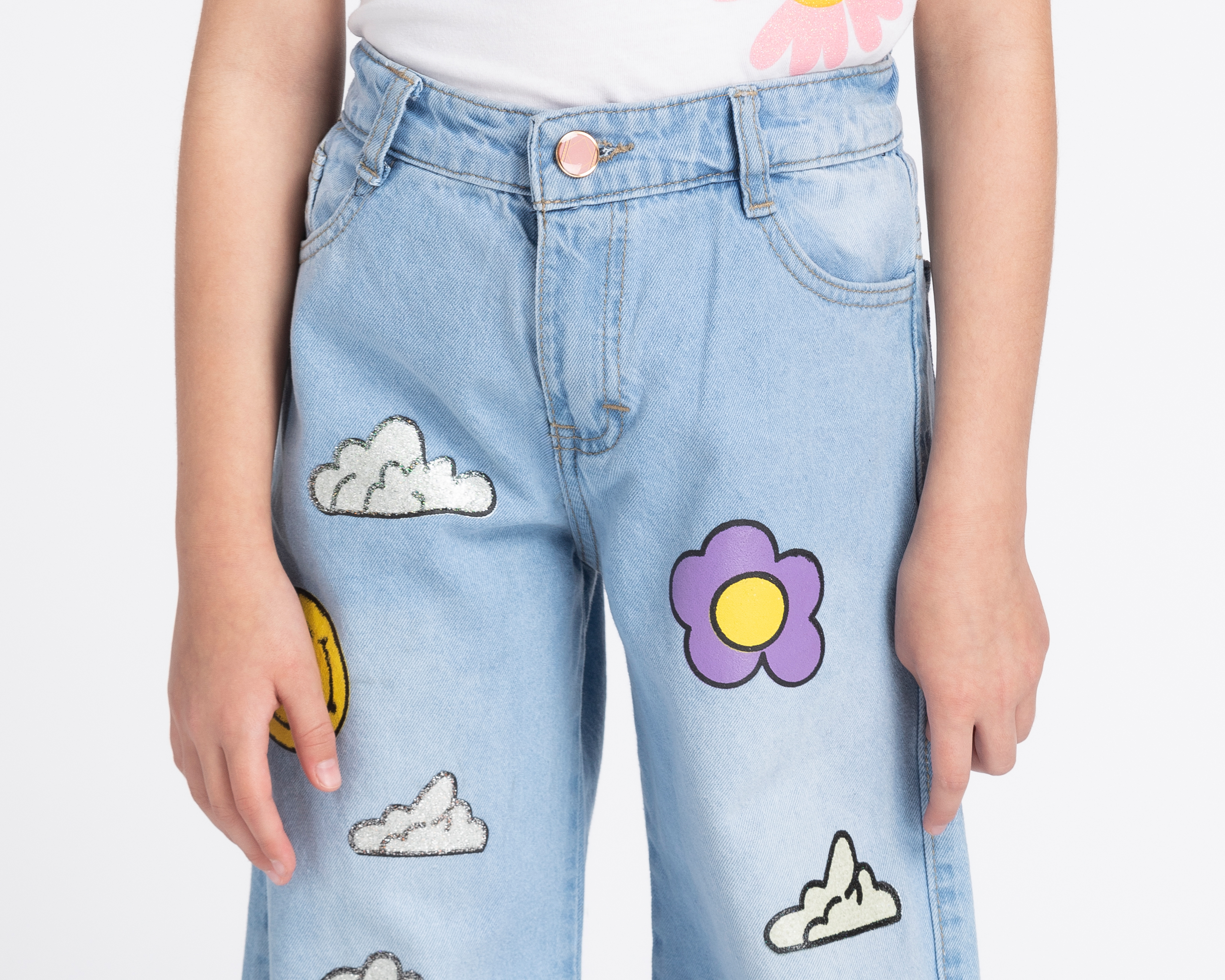 Foto 4 | Foto 4 | Pantalón Girls Attitude Mom para Niña