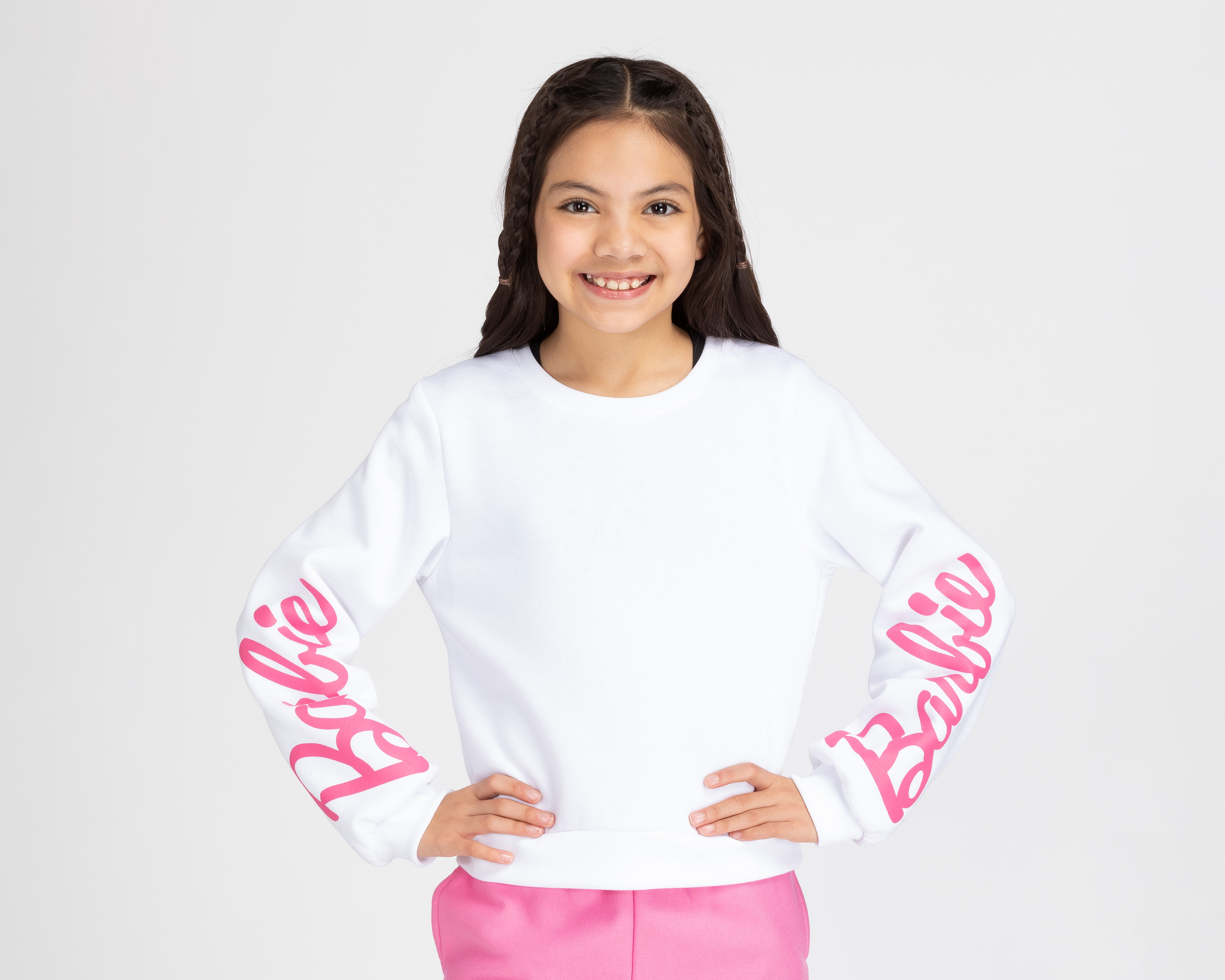 Foto 5 pulgar | Foto 4 | Pants y Sudadera Barbie para Niña
