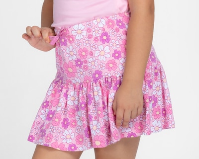 Foto 4 | Foto 4 | Falda Rosa Girls Attitude para Niña