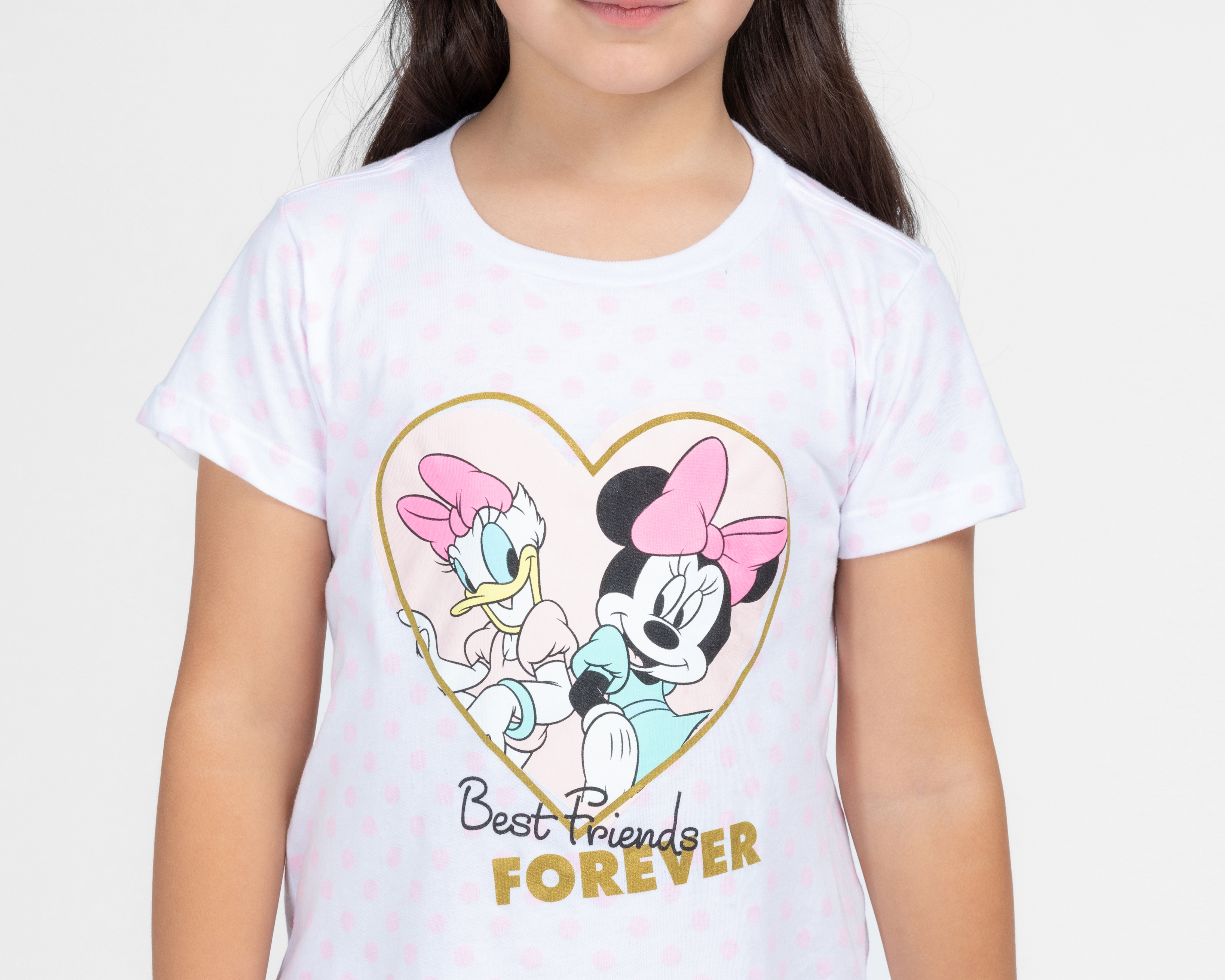 Foto 4 pulgar | Foto 3 | Playera Disney Manga Corta Minnie Mouse para Niña