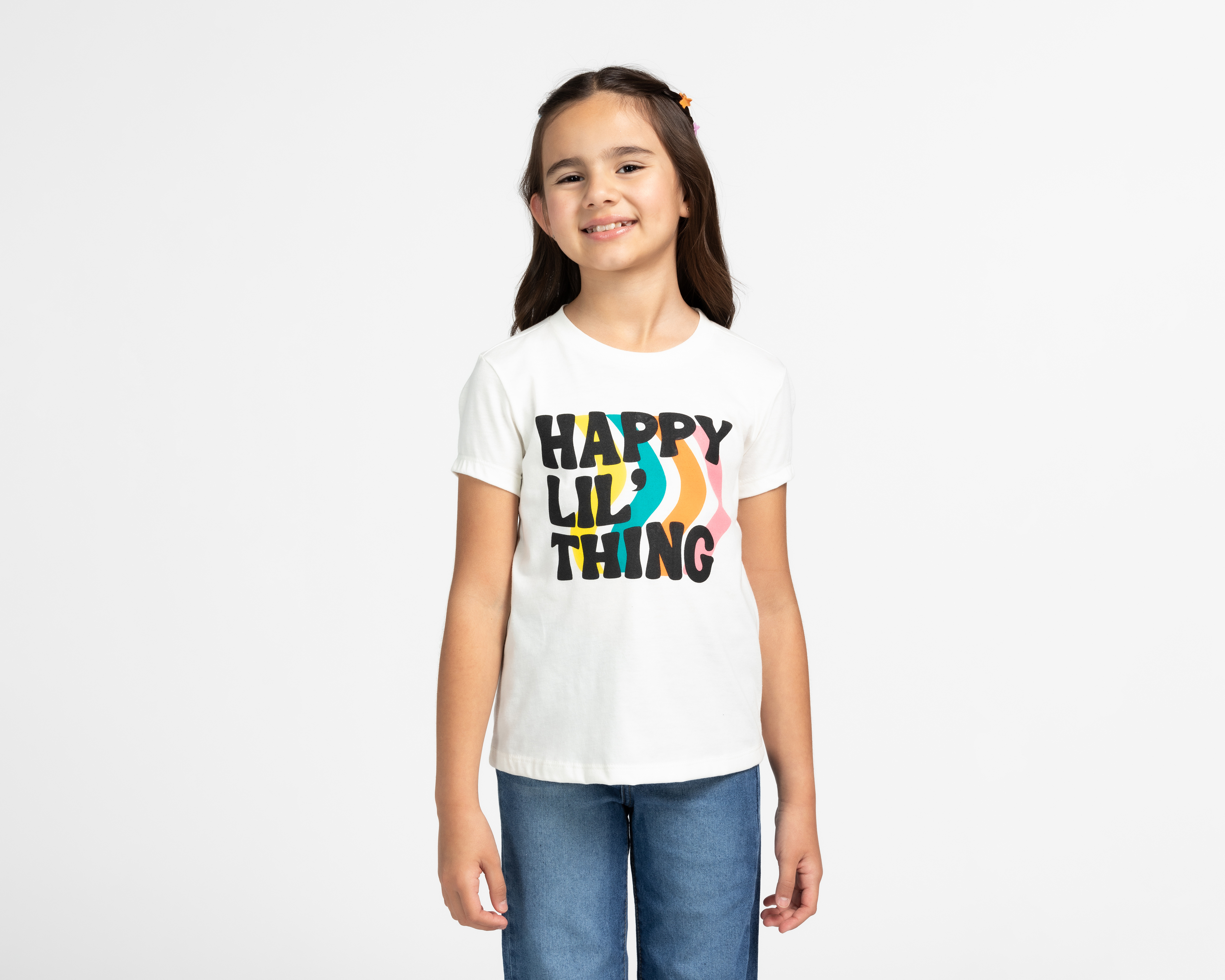 Playera Girls Attitude Estampada para Niña