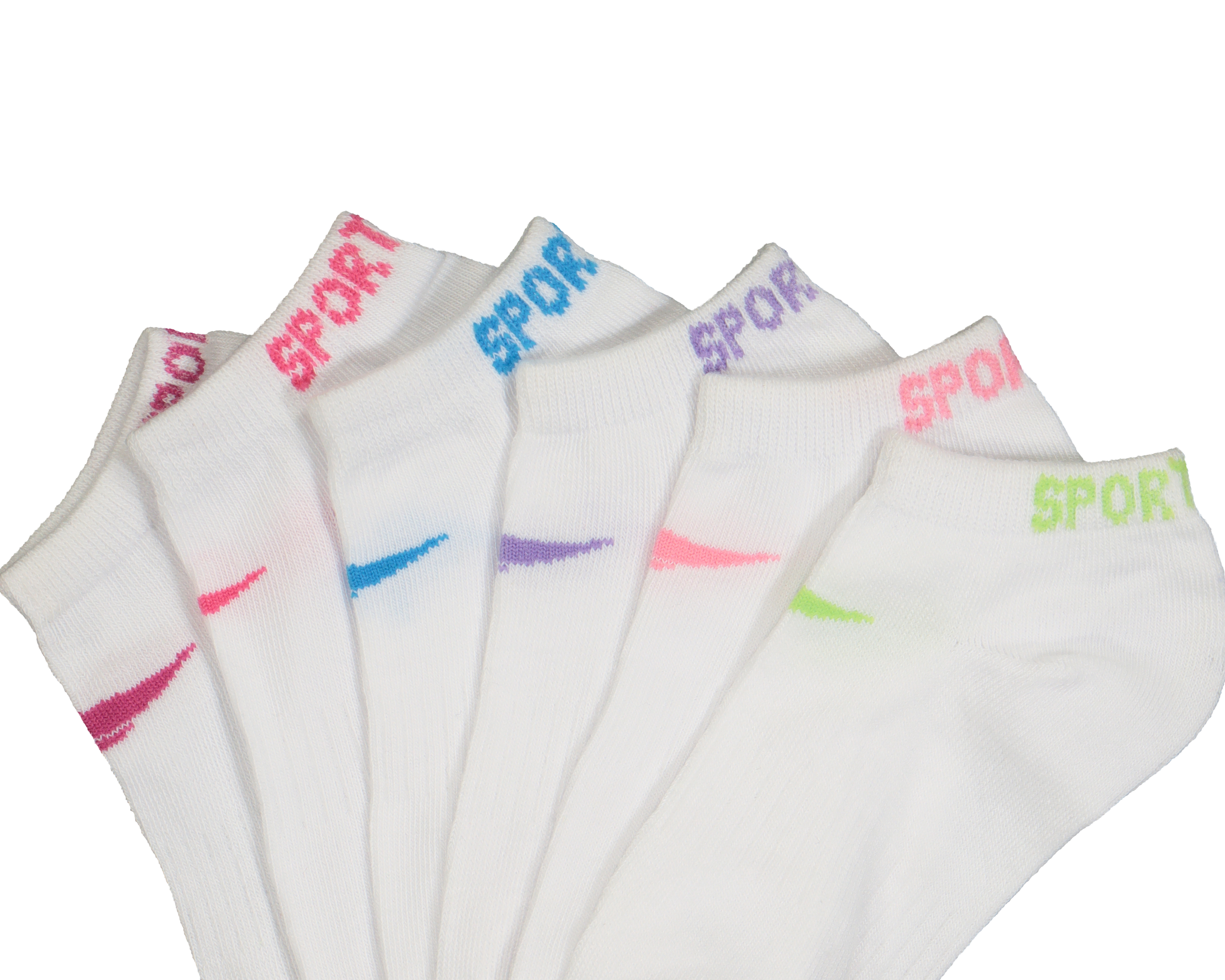 Foto 3 pulgar | Foto 2 | Calcetas Deportivas Tines Sportline Cool-Tek para Niña 6 Pares