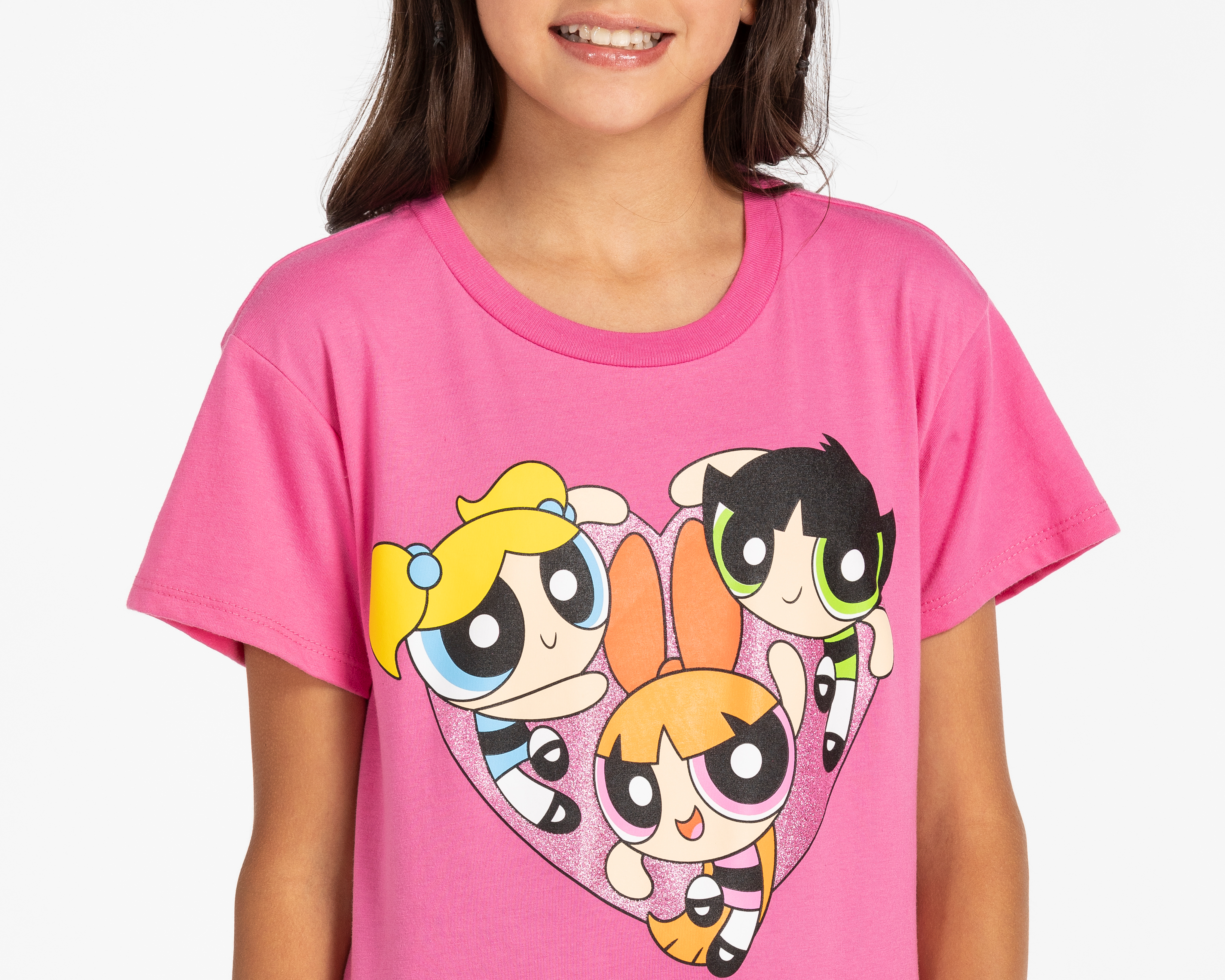 Foto 4 pulgar | Foto 3 | Playera The Powerpuff Girls Manga Corta Estampada para Niña