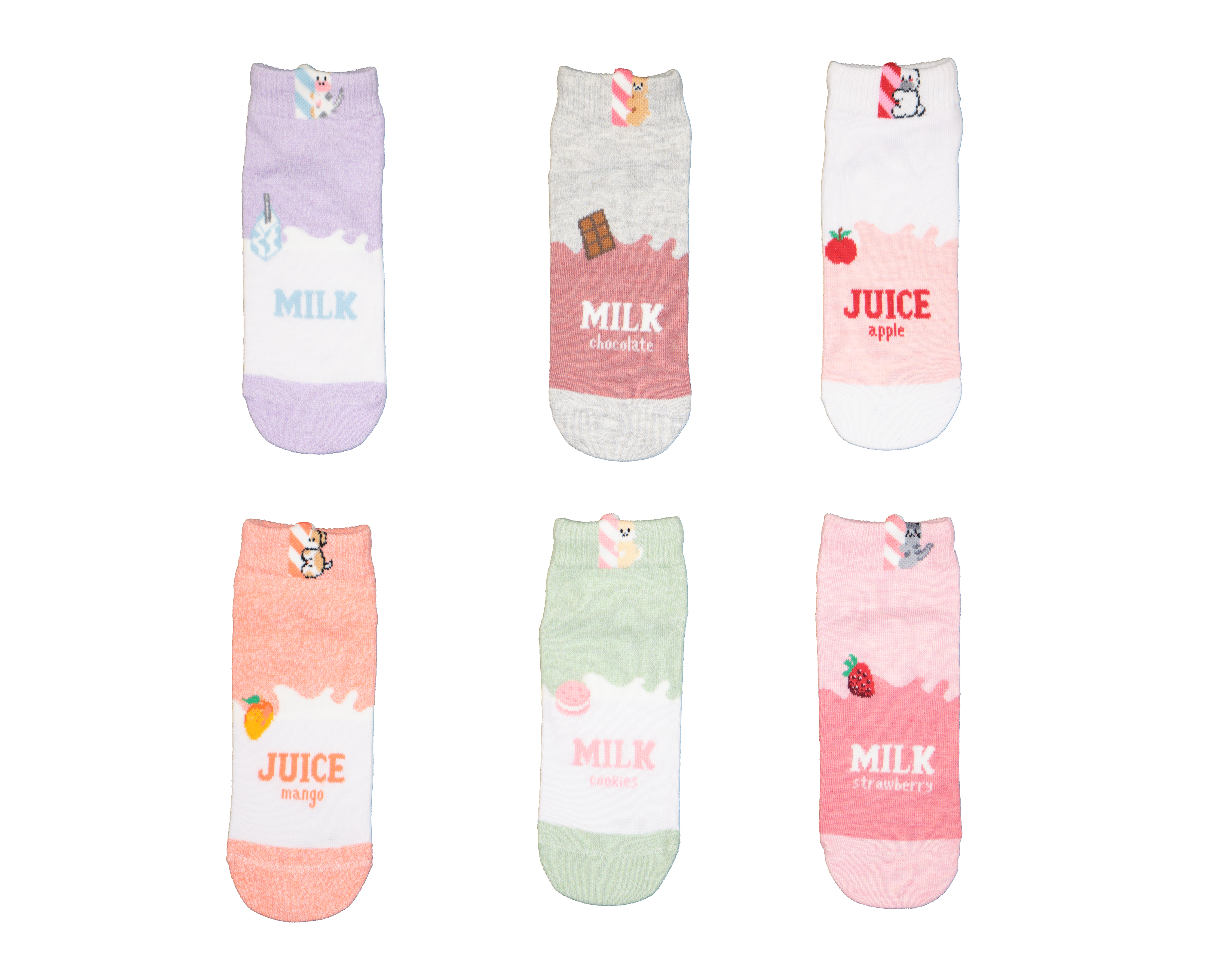 Foto 1 | Foto 1 | Calcetas Tines Girls Attitude Estampadas para Niña 6 Pares