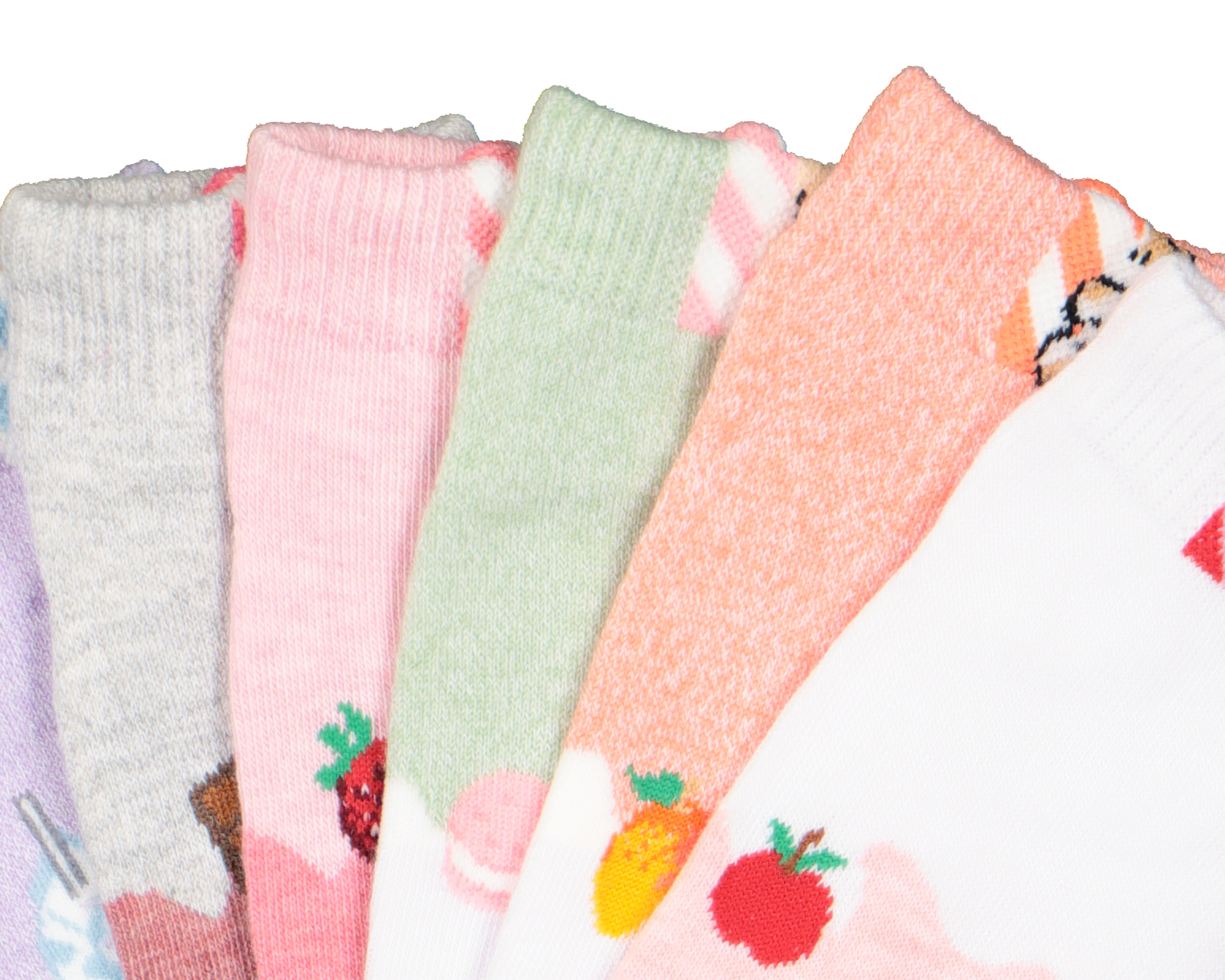 Foto 3 pulgar | Foto 2 | Calcetas Tines Girls Attitude Estampadas para Niña 6 Pares