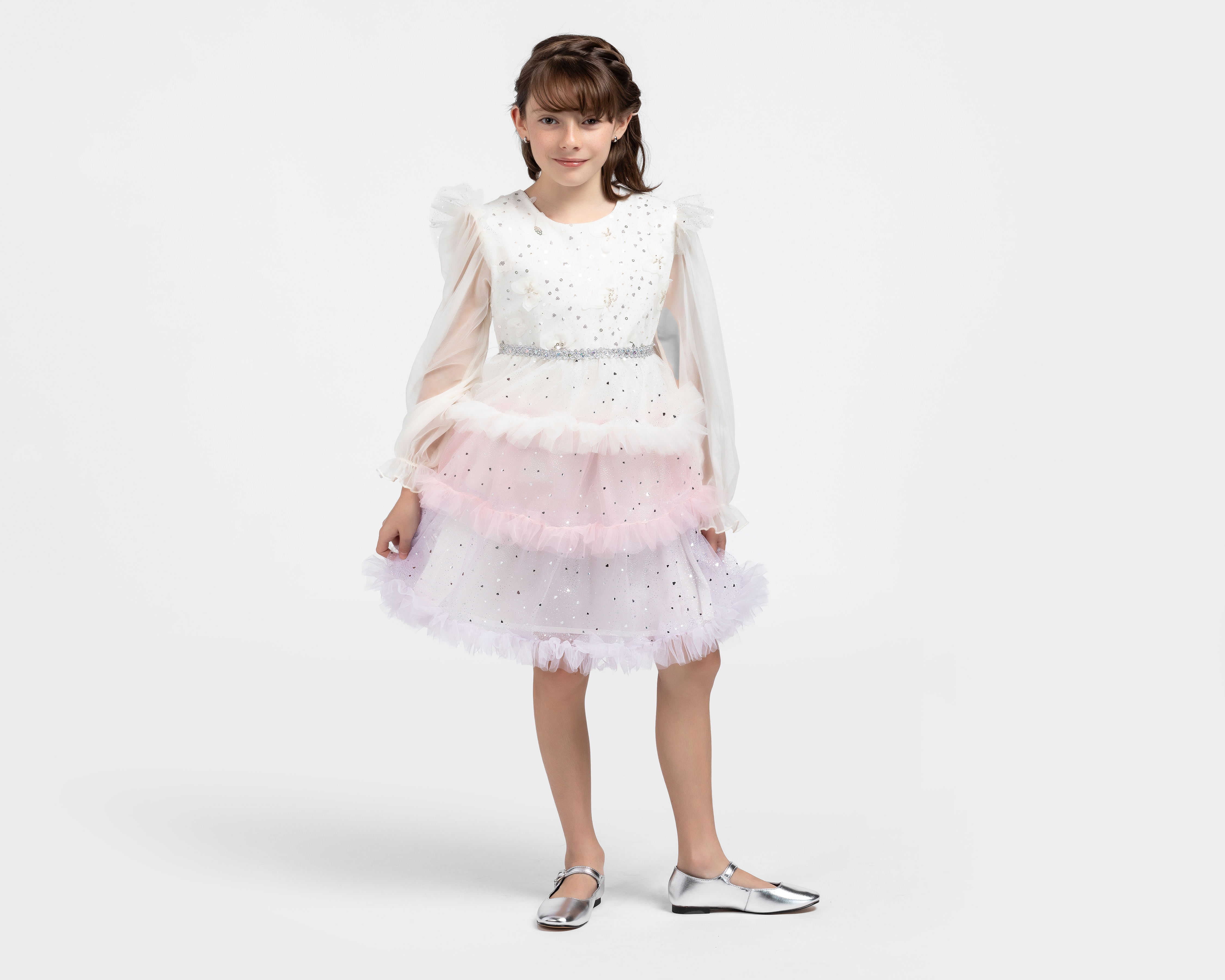 Vestido Multicolor Girls Attitude para Niña