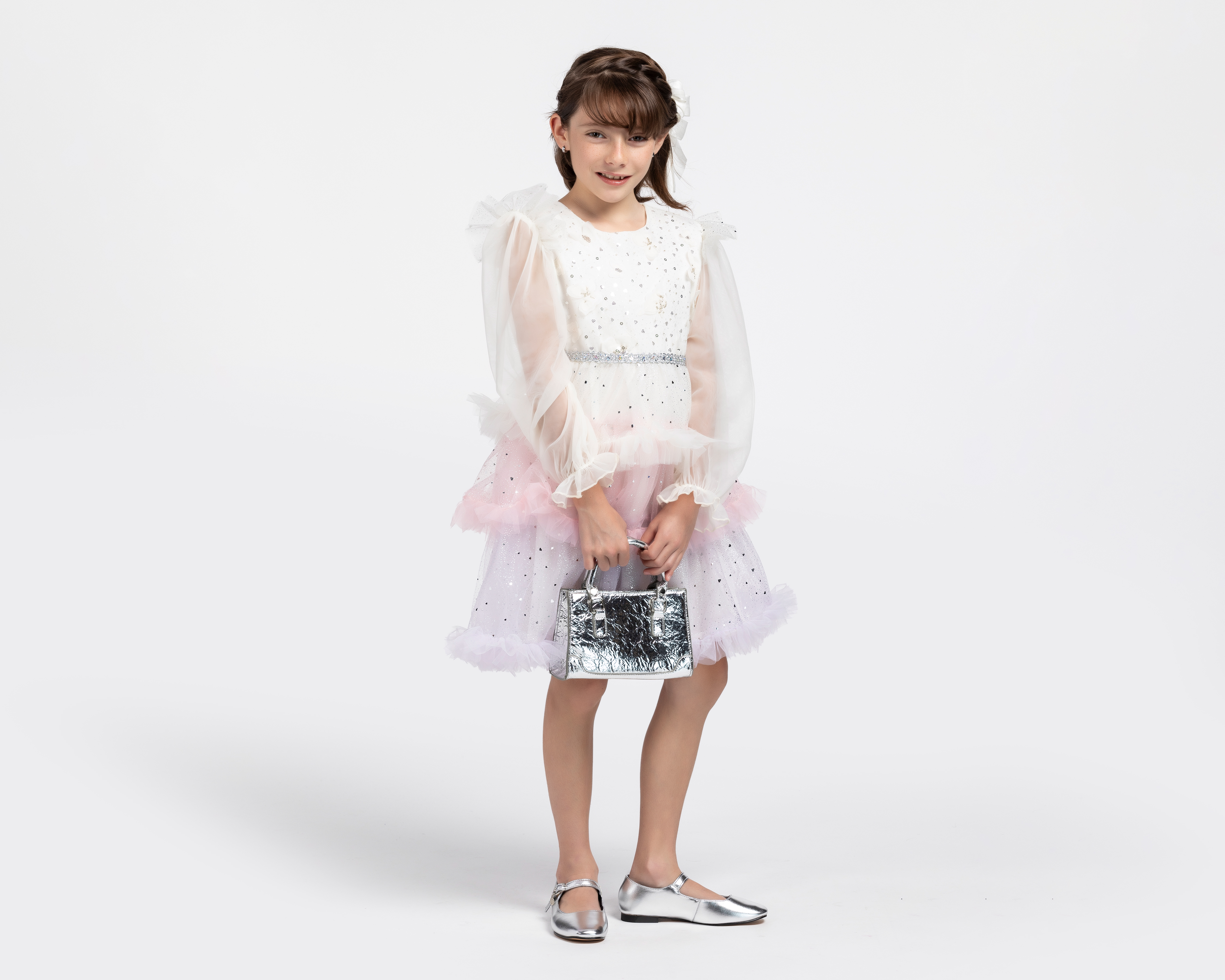 Foto 3 pulgar | Foto 2 | Vestido Multicolor Girls Attitude para Niña