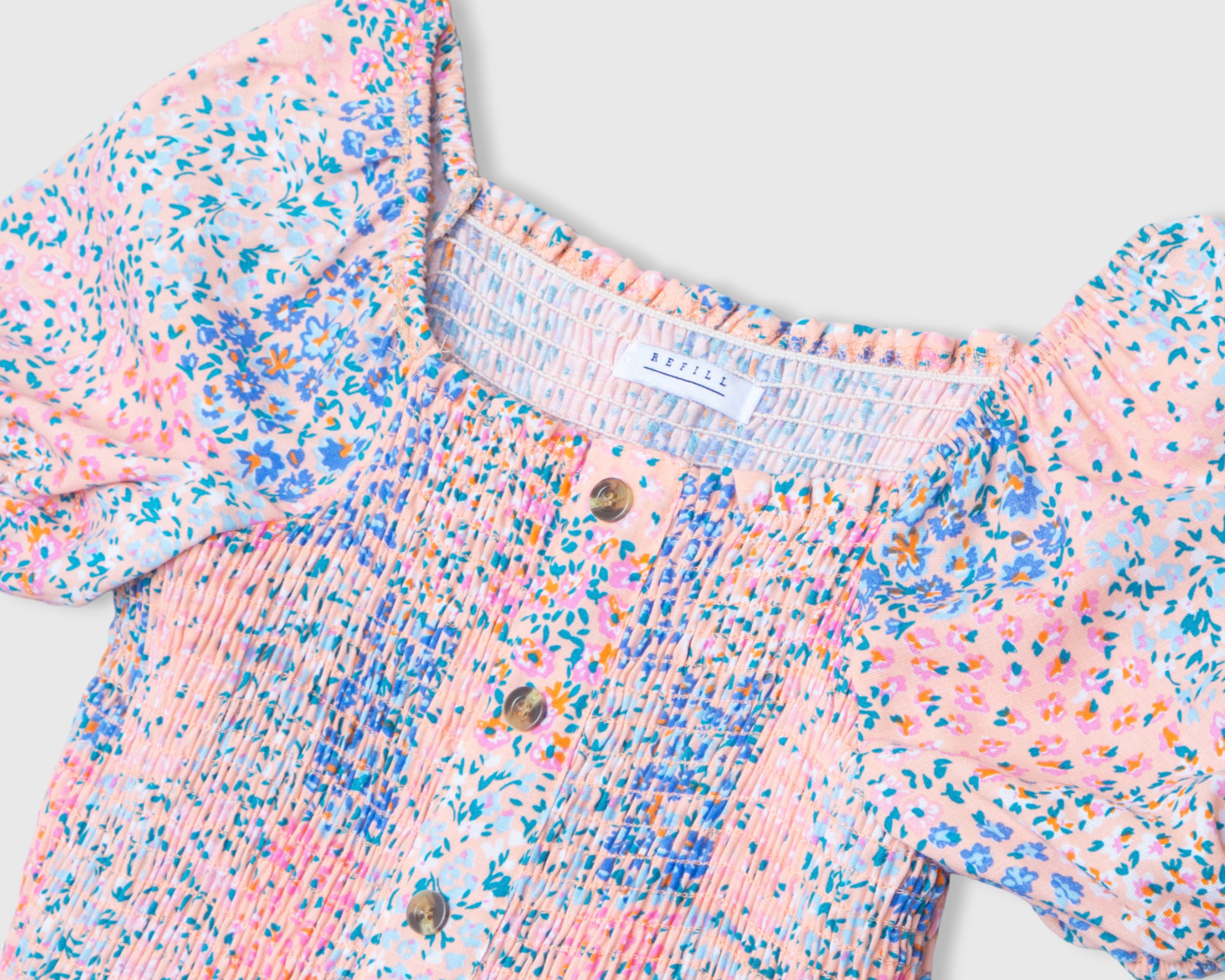 Foto 4 pulgar | Foto 3 | Vestido Durazno Refill para Niña