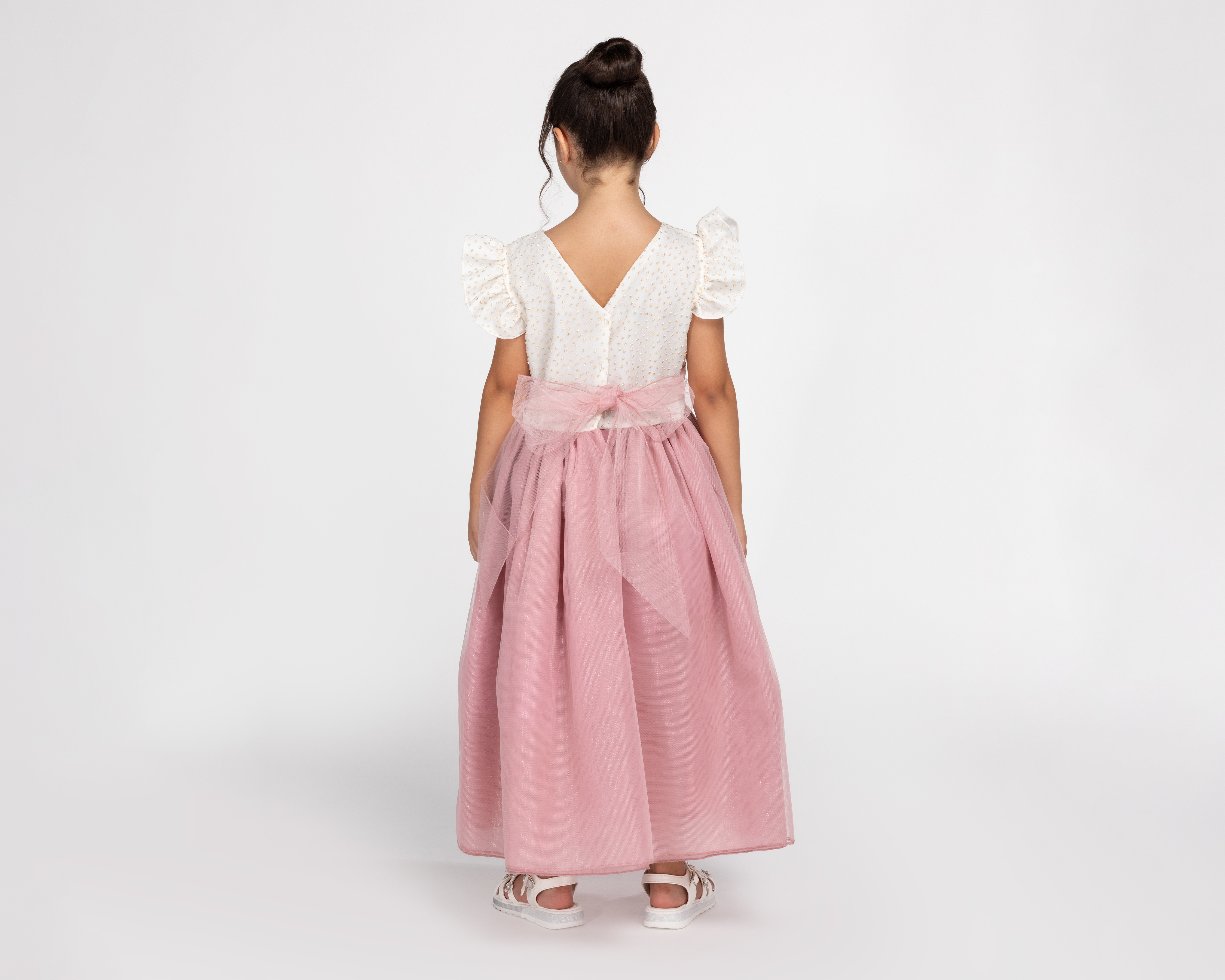 Foto 3 pulgar | Foto 2 | Vestido Rosa Girls Attitude para Niña