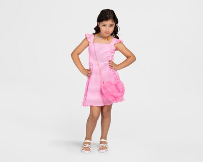 Foto 3 | Foto 3 | Vestido Rosa Girls Attitude para Niña con Collar