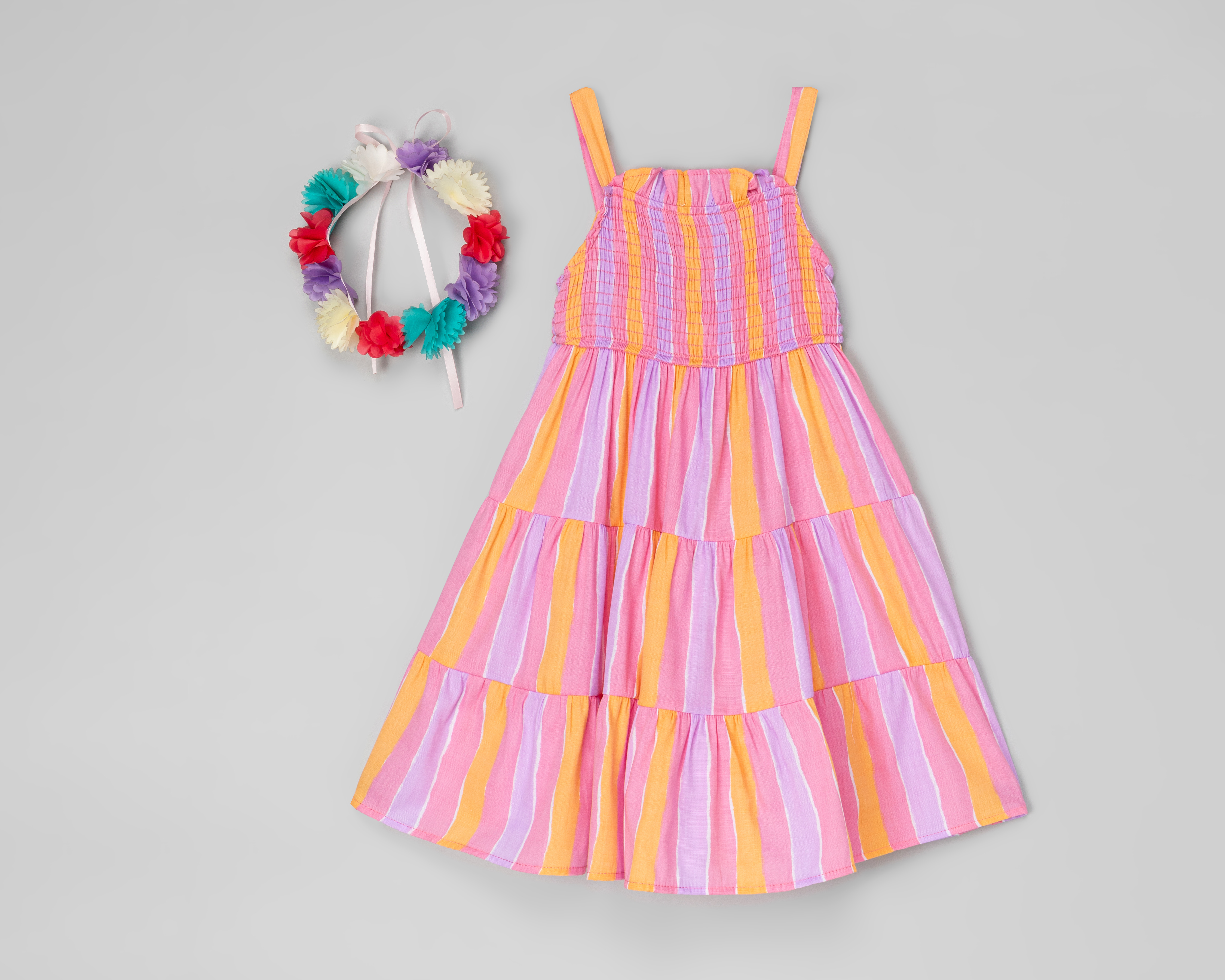 Foto 2 pulgar | Foto 1 | Vestido Girls Attitude para Niña con Diadema