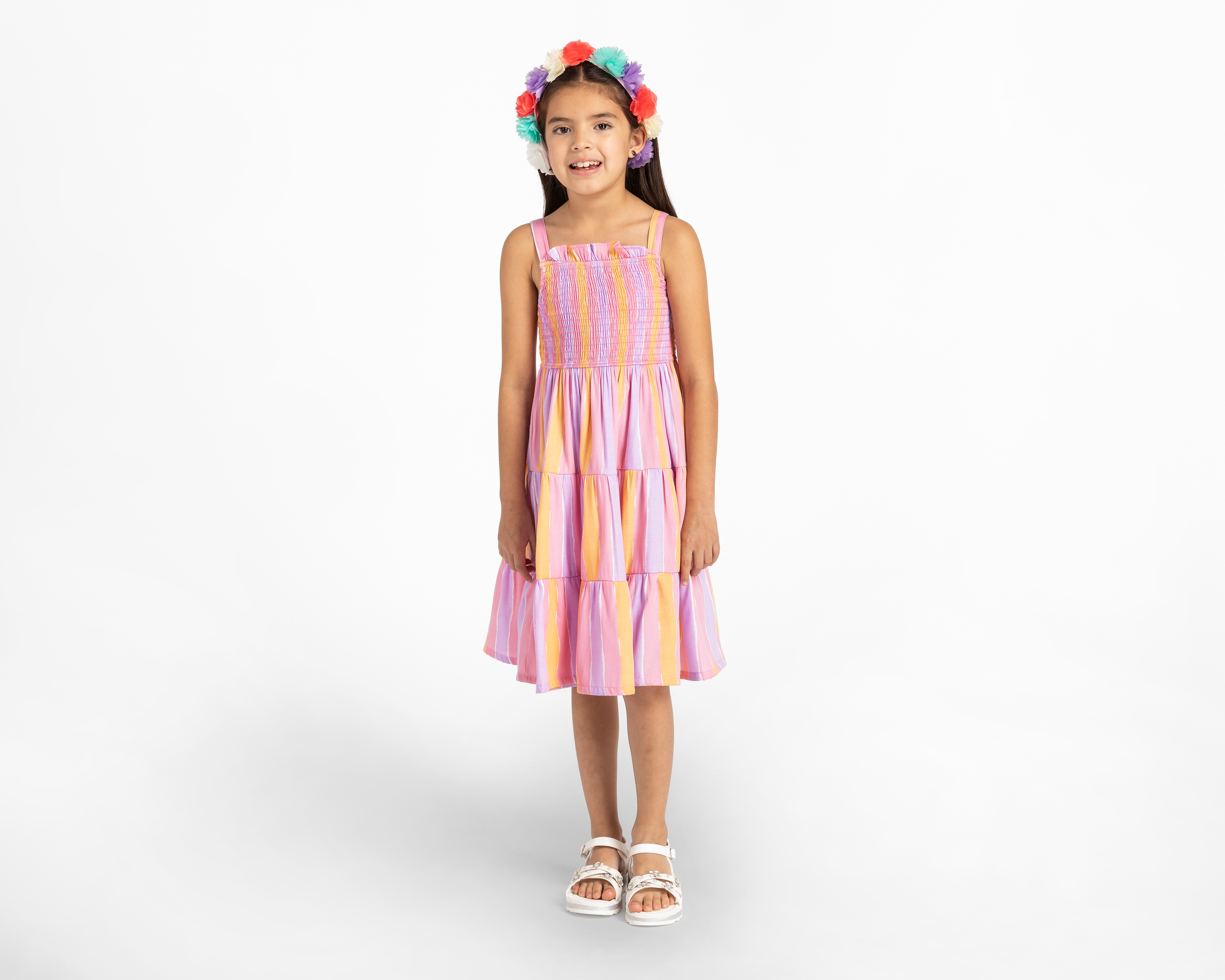 Foto 3 pulgar | Foto 2 | Vestido Girls Attitude para Niña con Diadema