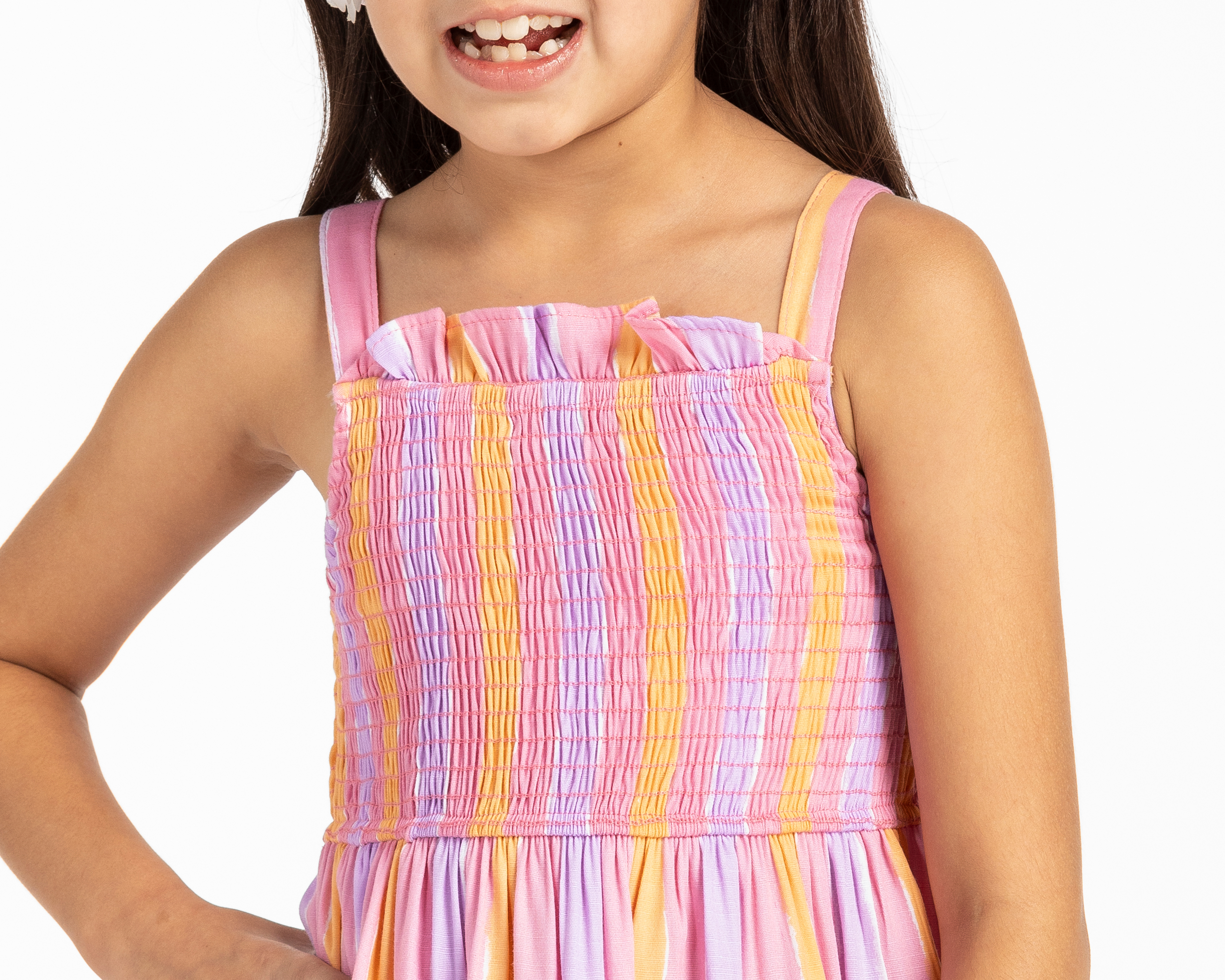 Foto 6 pulgar | Foto 5 | Vestido Girls Attitude para Niña con Diadema