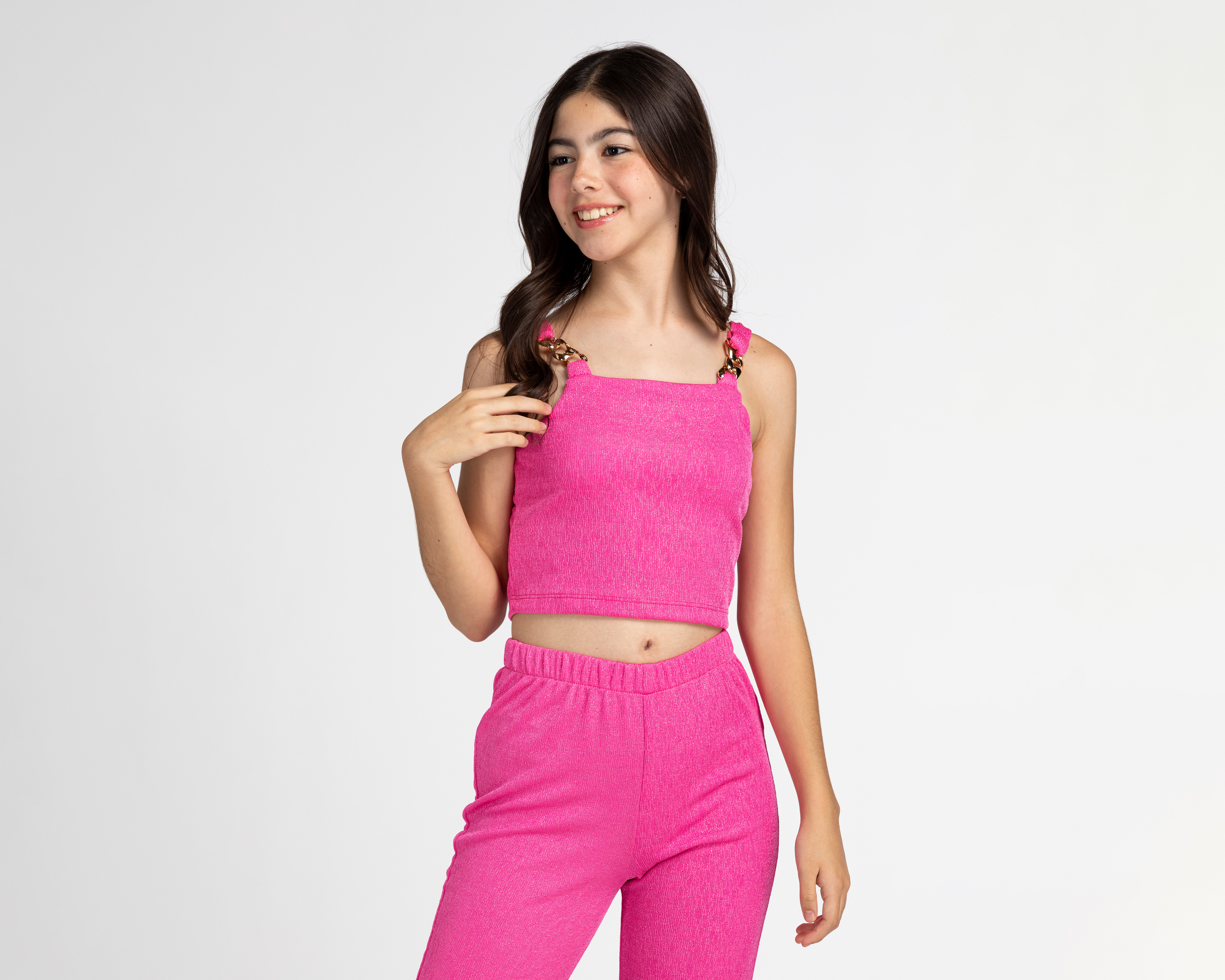 Foto 5 pulgar | Foto 4 | Conjunto de Blusa y Pantalón Girls Attitude para Niña
