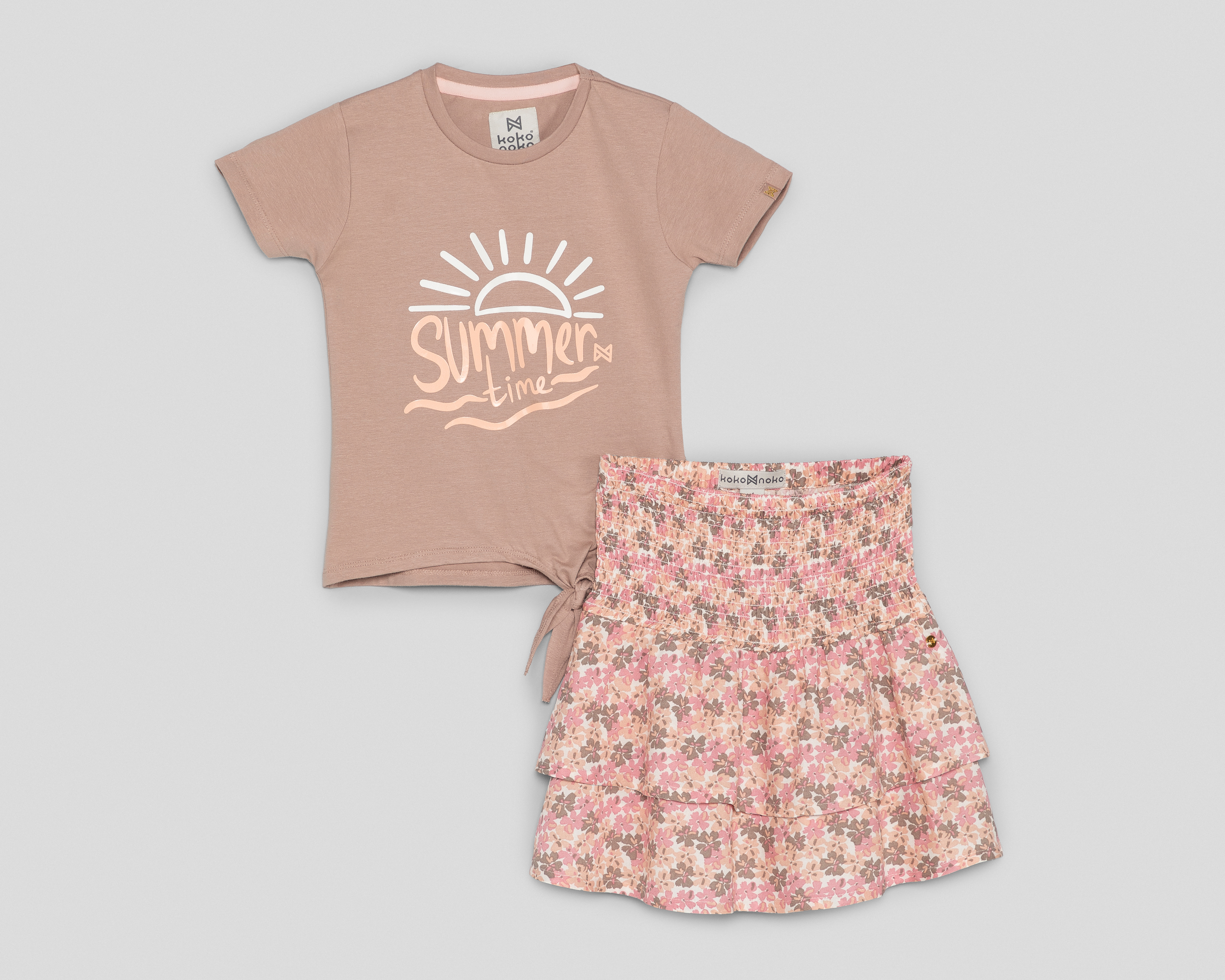 Foto 2 pulgar | Foto 1 | Conjunto de Falda y Blusa Koko Noko para Niña