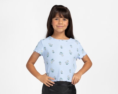 Foto 1 | Foto 1 | Playera Refill Manga Corta Estampada para Niña