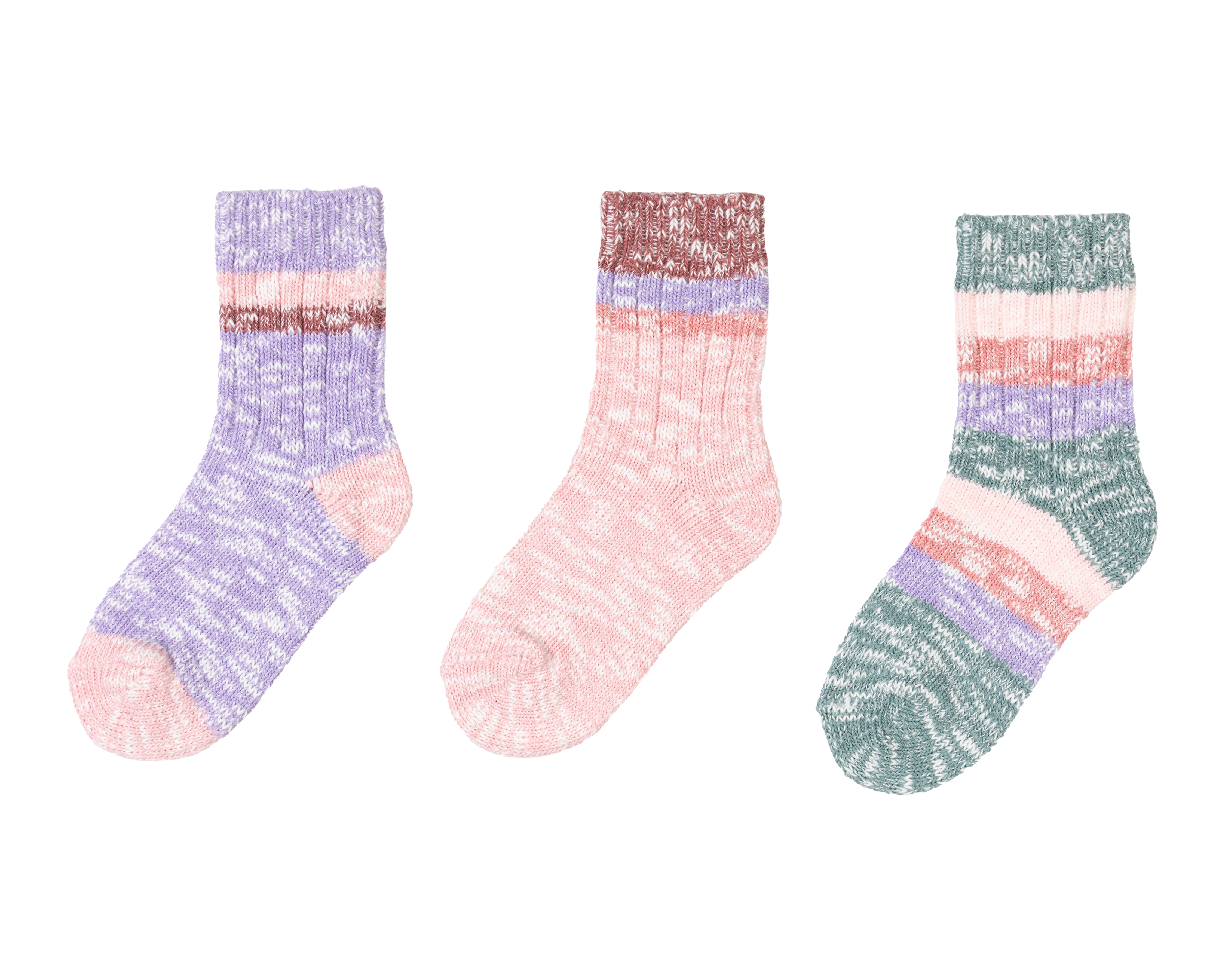 Foto 2 pulgar | Foto 1 | Calcetas Gruesas Girls Attitude para Niña 3 Pares