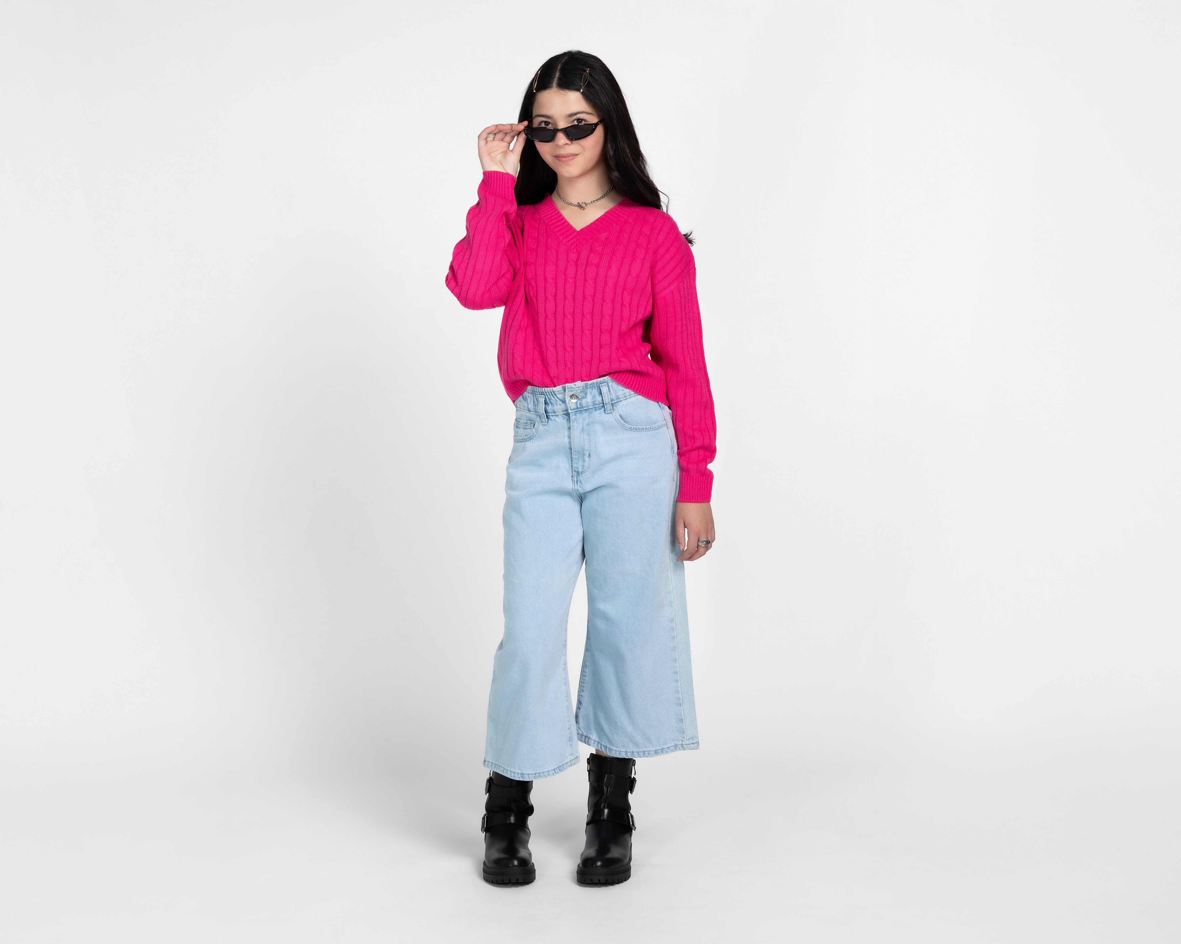 Foto 4 pulgar | Foto 3 | Suéter Girls Attitude para Niña